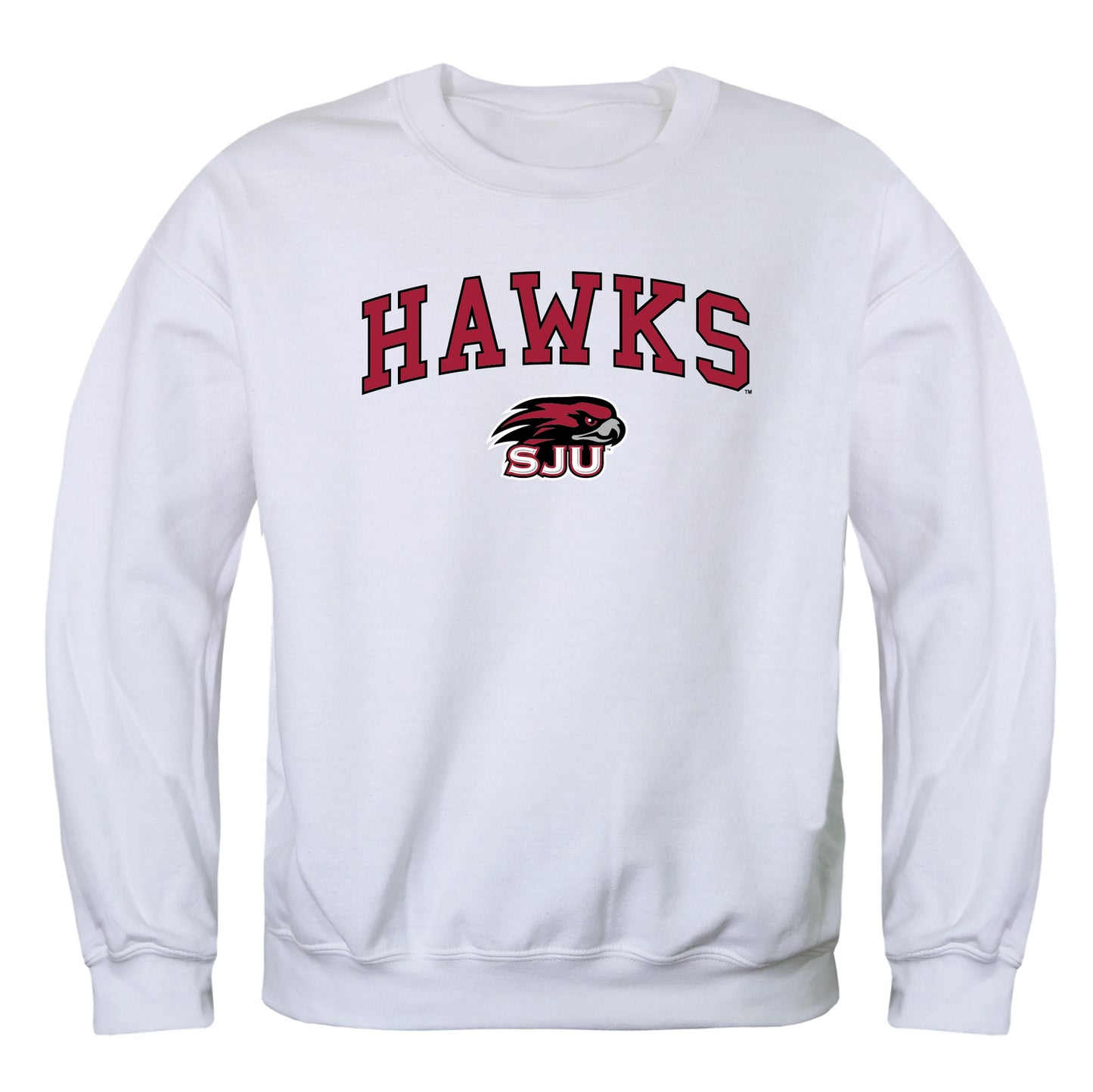 Saint Joseph's University Hawks Campus Crewneck Pullover Sweatshirt Sweate