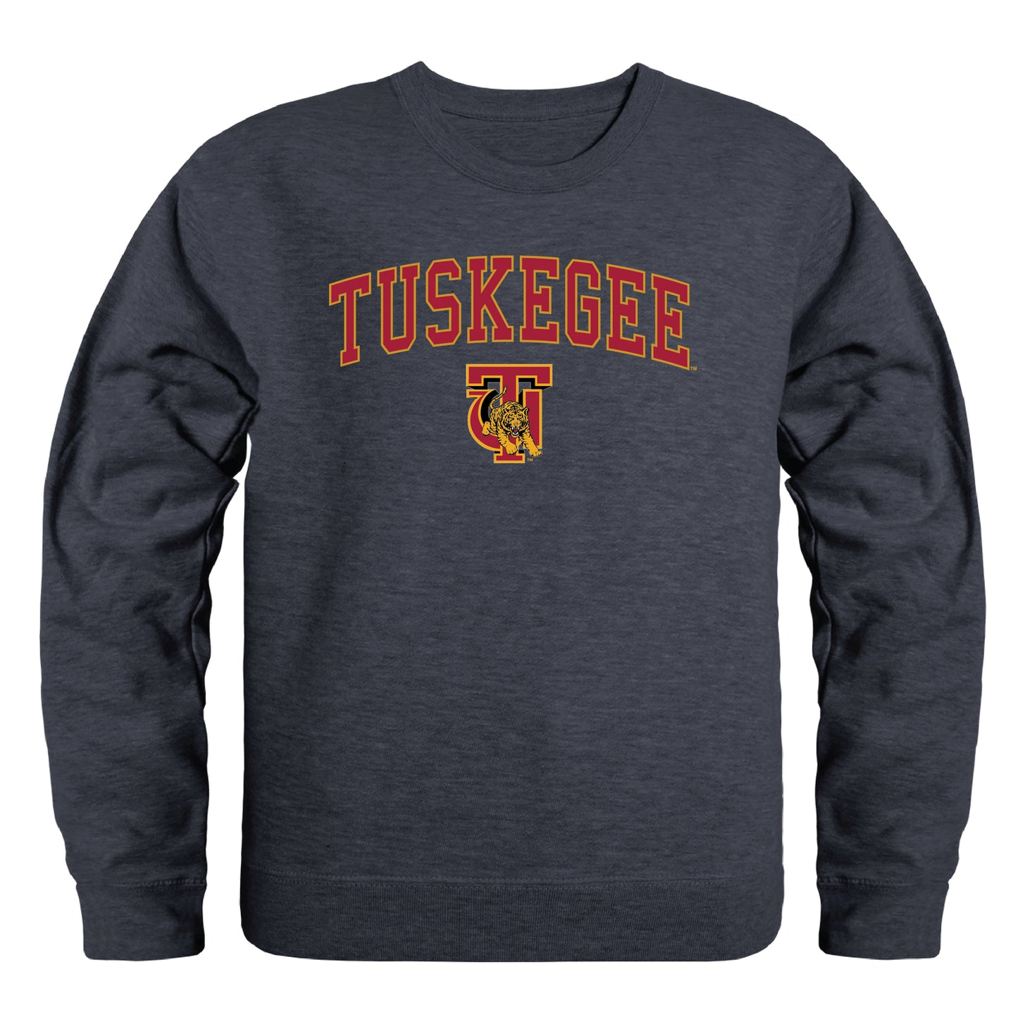 Tuskegee University Golden Tigers Campus Crewneck Pullover Sweatshirt Sweate