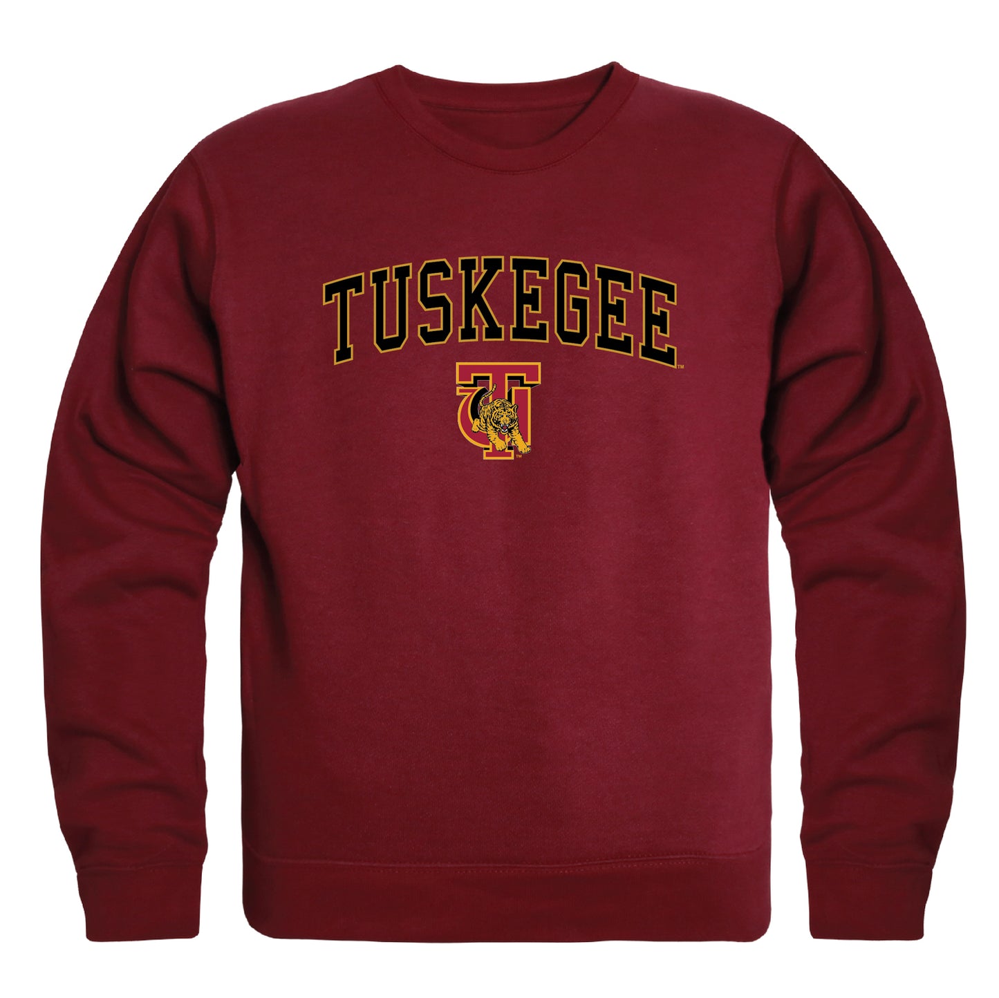 Tuskegee University Golden Tigers Campus Crewneck Pullover Sweatshirt Sweate