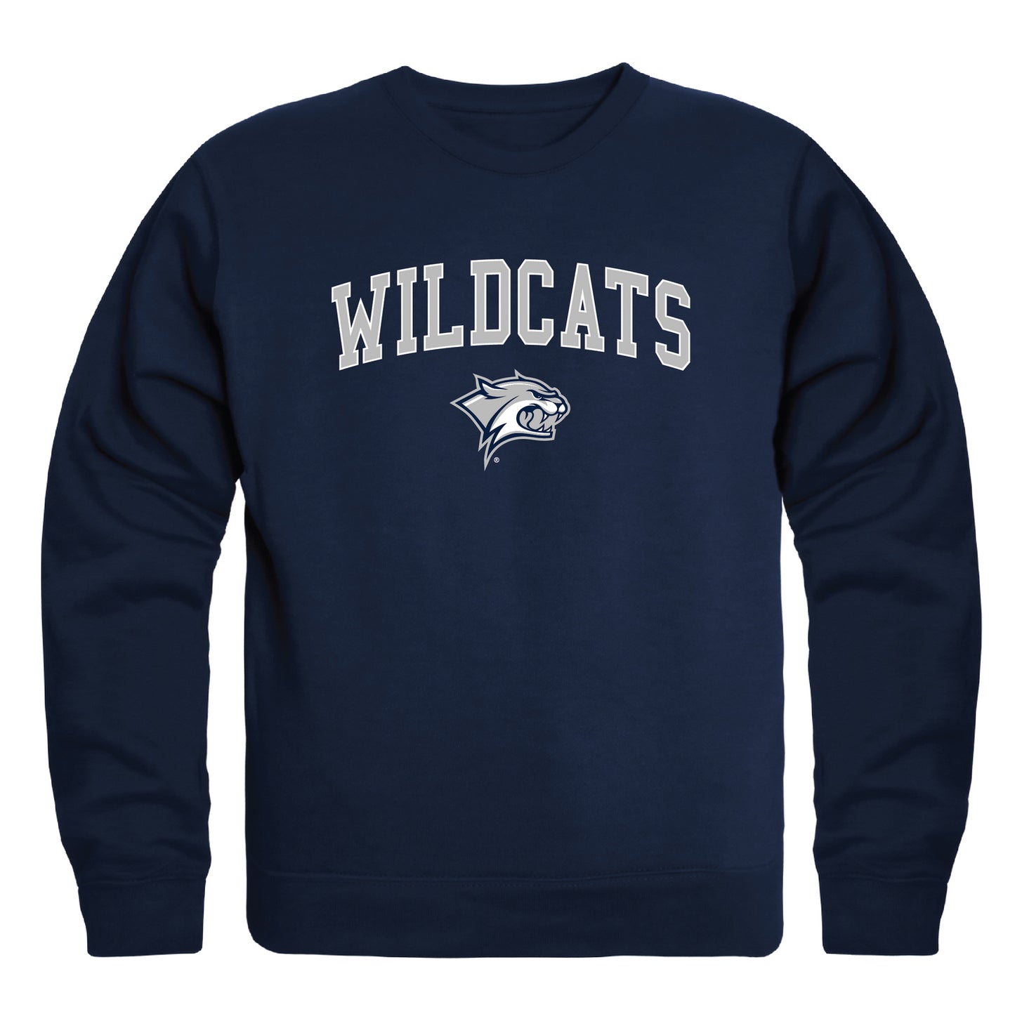 University of New Hampshire Wildcats Campus Crewneck Pullover Sweatshirt Sweate