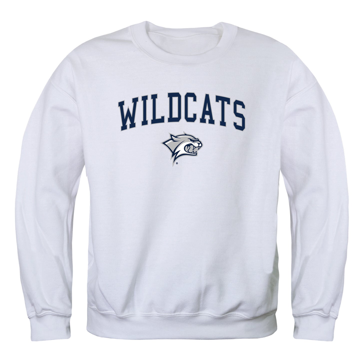 University of New Hampshire Wildcats Campus Crewneck Pullover Sweatshirt Sweate