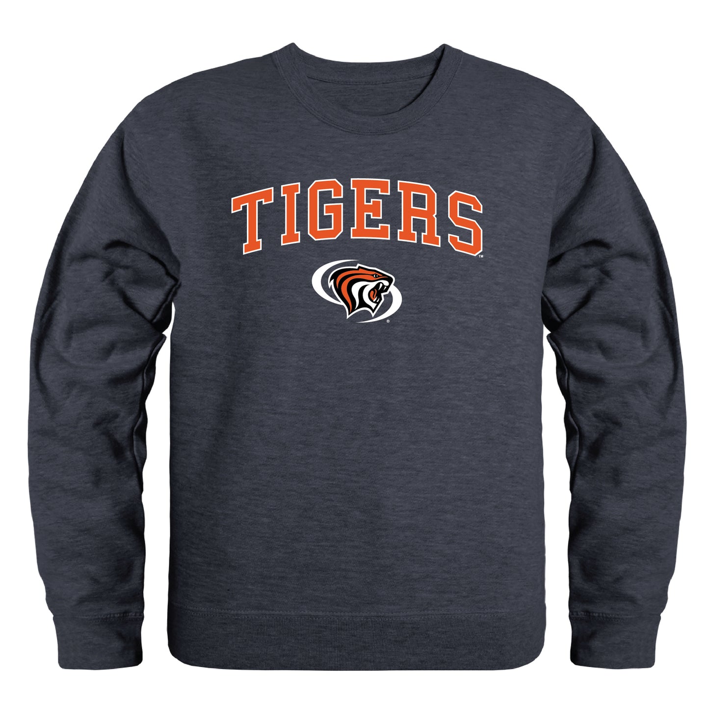 University of the Pacific Tigers Campus Crewneck Pullover Sweatshirt Sweate