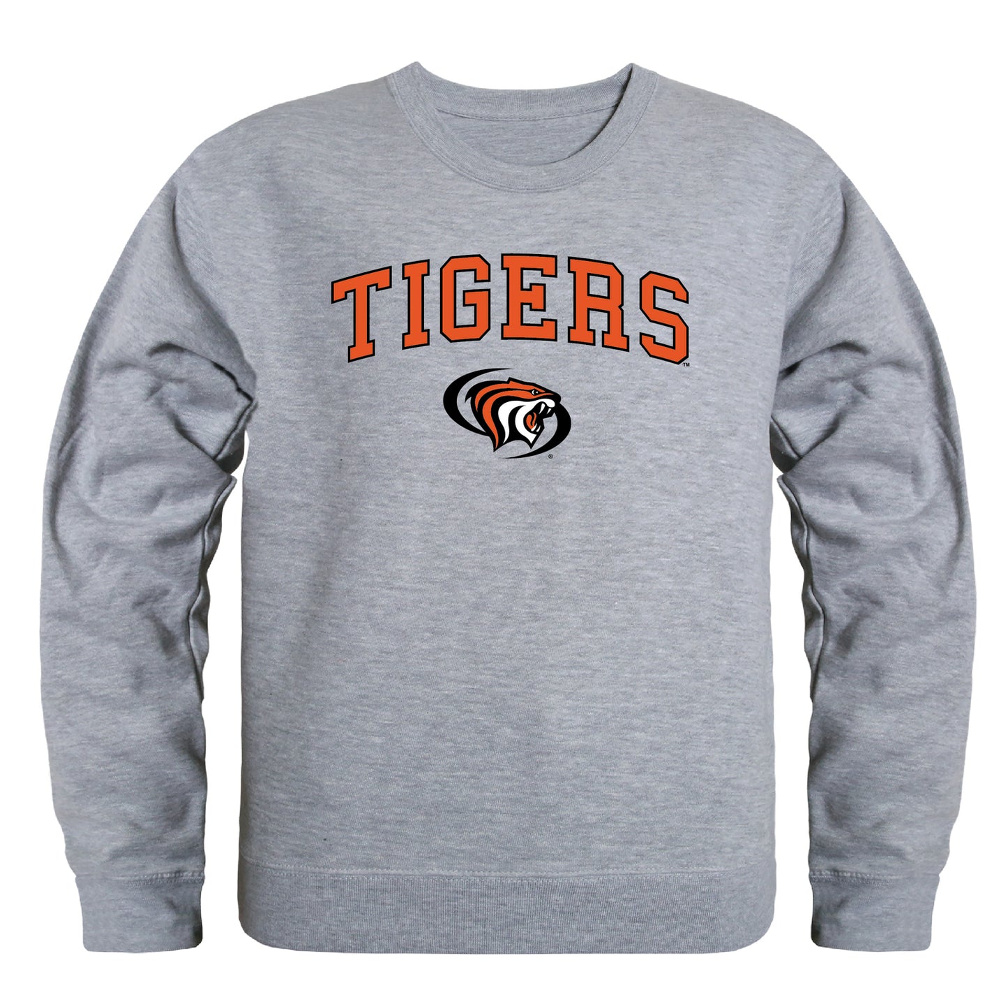 University of the Pacific Tigers Campus Crewneck Pullover Sweatshirt Sweate