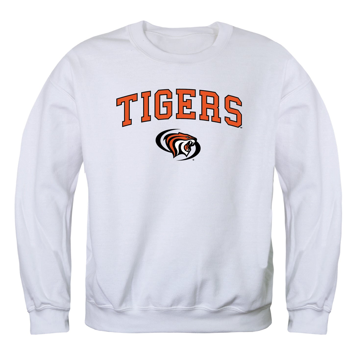 University of the Pacific Tigers Campus Crewneck Pullover Sweatshirt Sweate