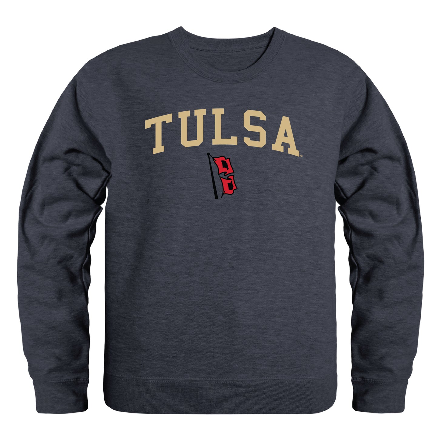 University of Tulsa Golden Hurricane Campus Crewneck Pullover Sweatshirt Sweate