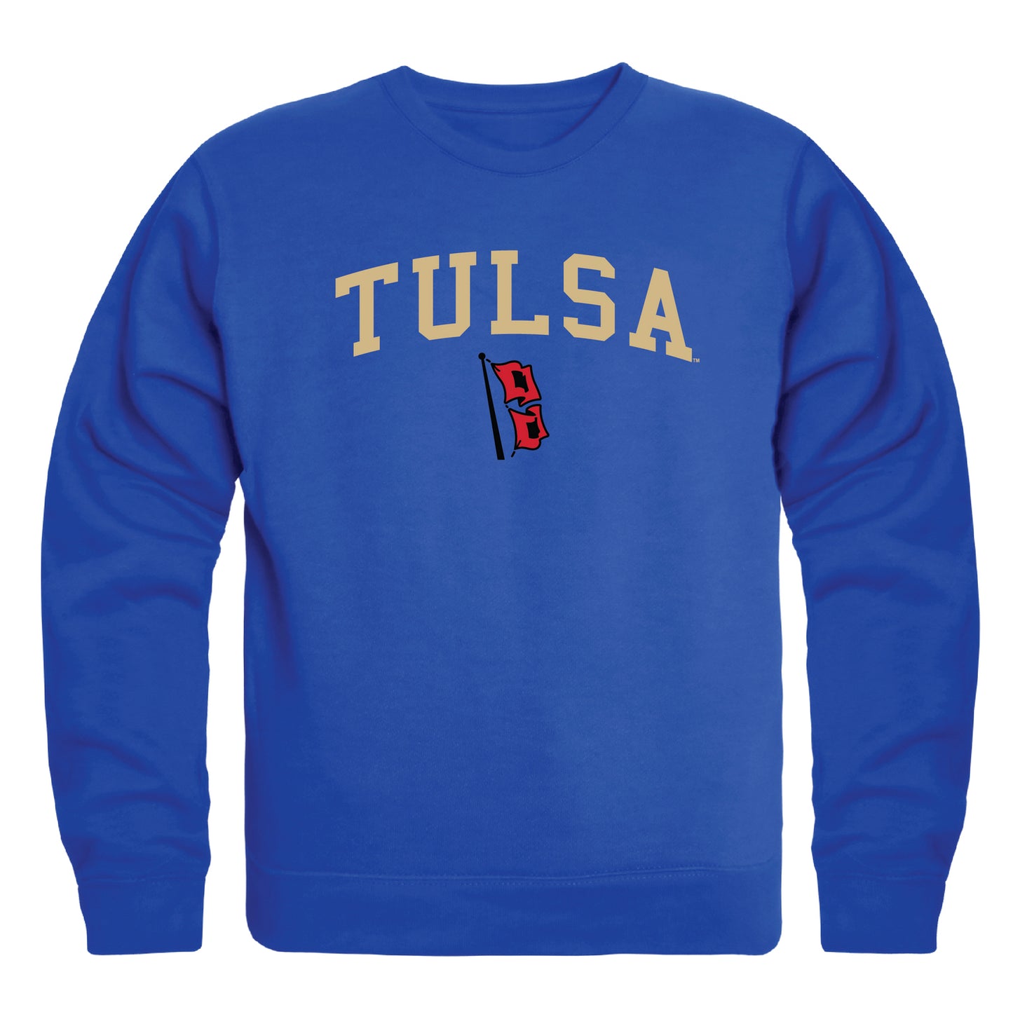 University of Tulsa Golden Hurricane Campus Crewneck Pullover Sweatshirt Sweate