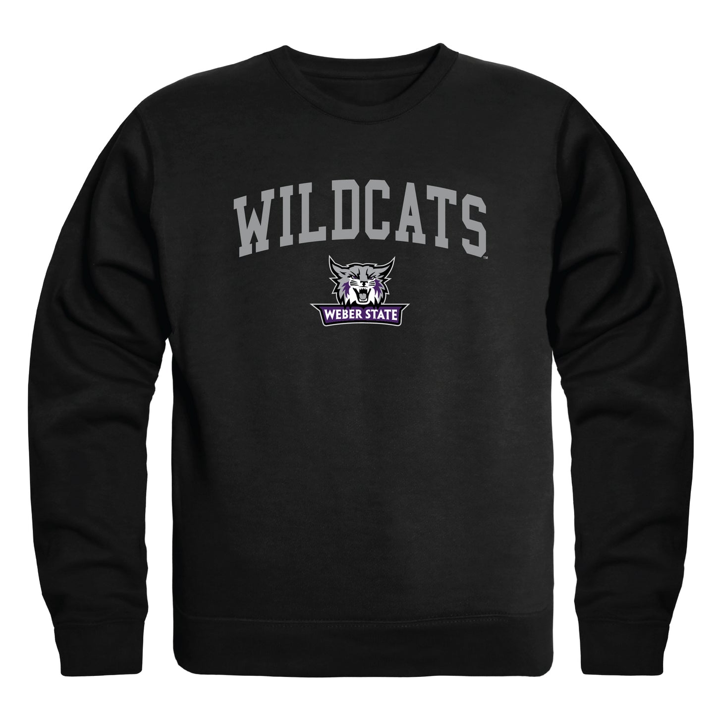 Weber State University Wildcats Campus Crewneck Pullover Sweatshirt Sweate