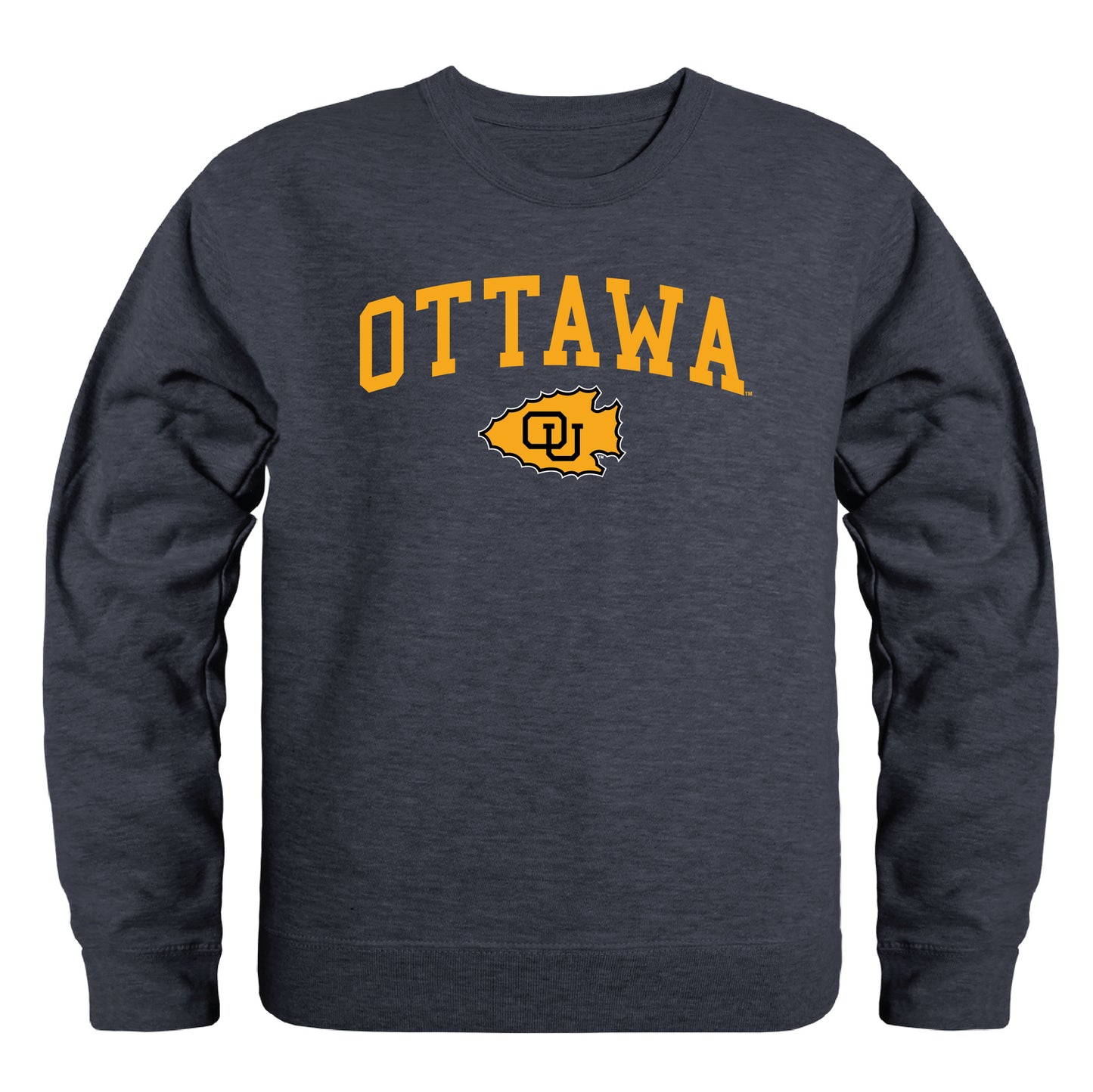 Ottawa University Braves Campus Crewneck Pullover Sweatshirt Sweate