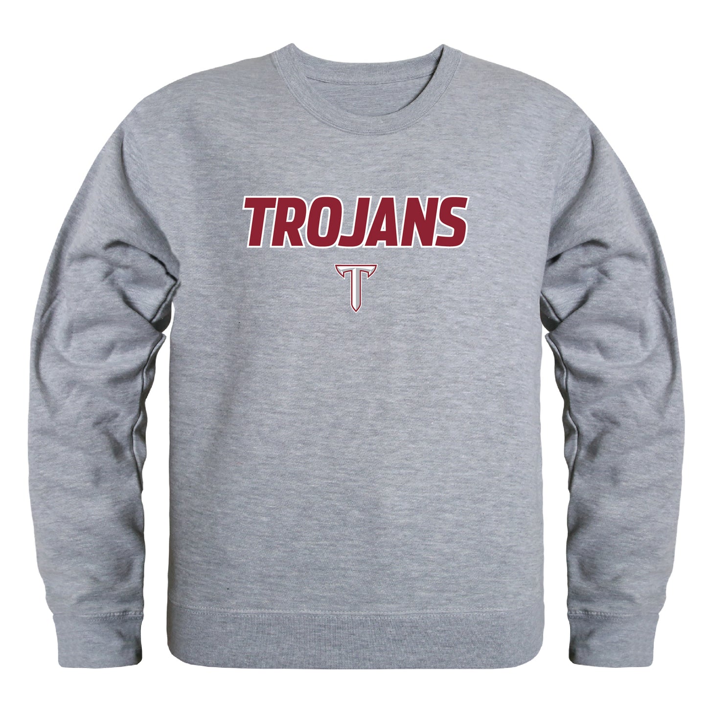 Troy University Trojans Campus Crewneck Pullover Sweatshirt Sweate