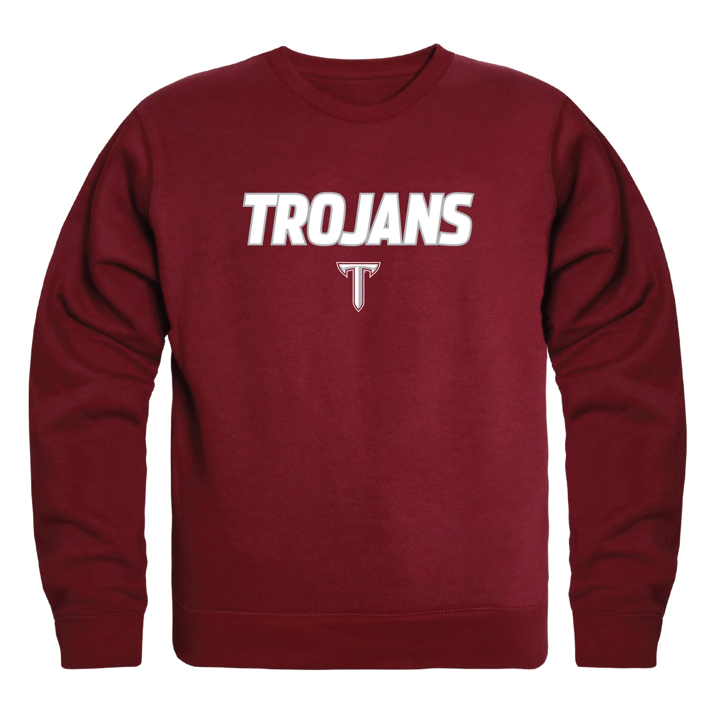 Troy University Trojans Campus Crewneck Pullover Sweatshirt Sweate