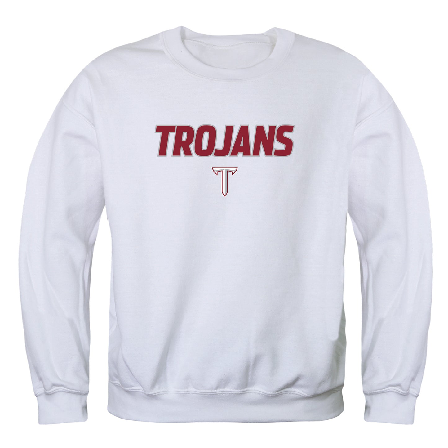 Troy University Trojans Campus Crewneck Pullover Sweatshirt Sweate