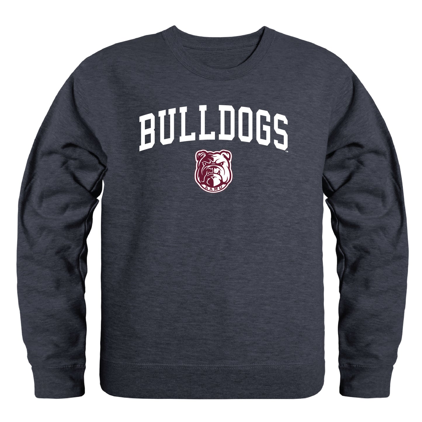 AAMU Alabama A&M University Bulldogs Campus Crewneck Pullover Sweatshirt Sweate