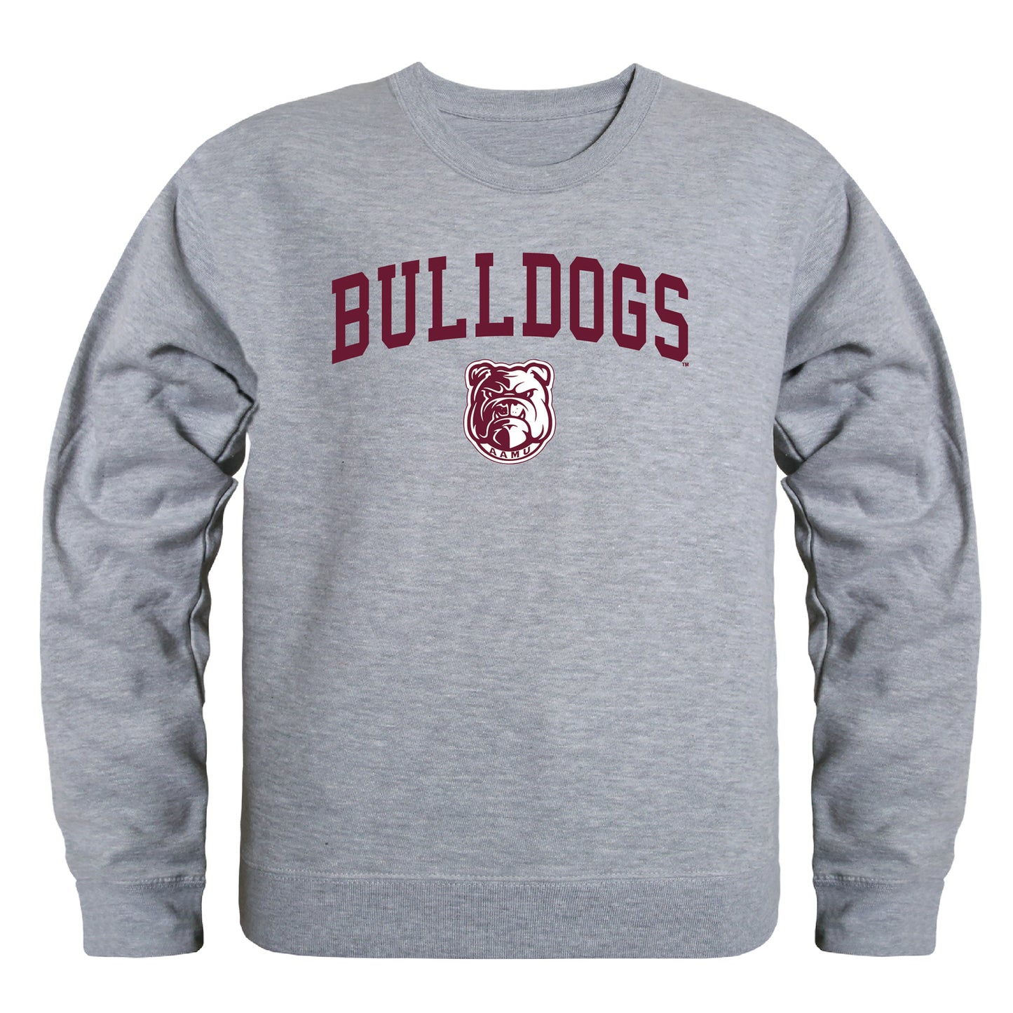 AAMU Alabama A&M University Bulldogs Campus Crewneck Pullover Sweatshirt Sweate