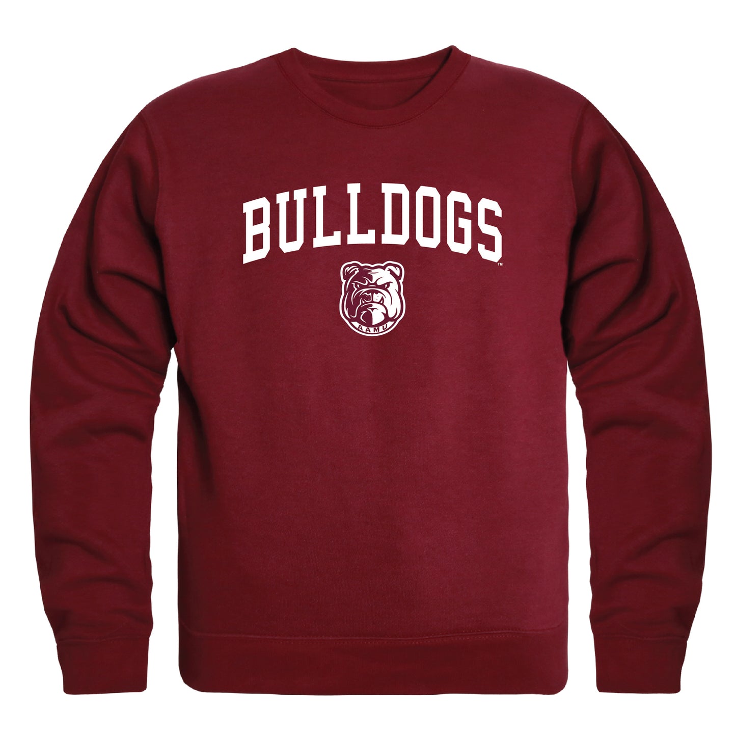 AAMU Alabama A&M University Bulldogs Campus Crewneck Pullover Sweatshirt Sweate