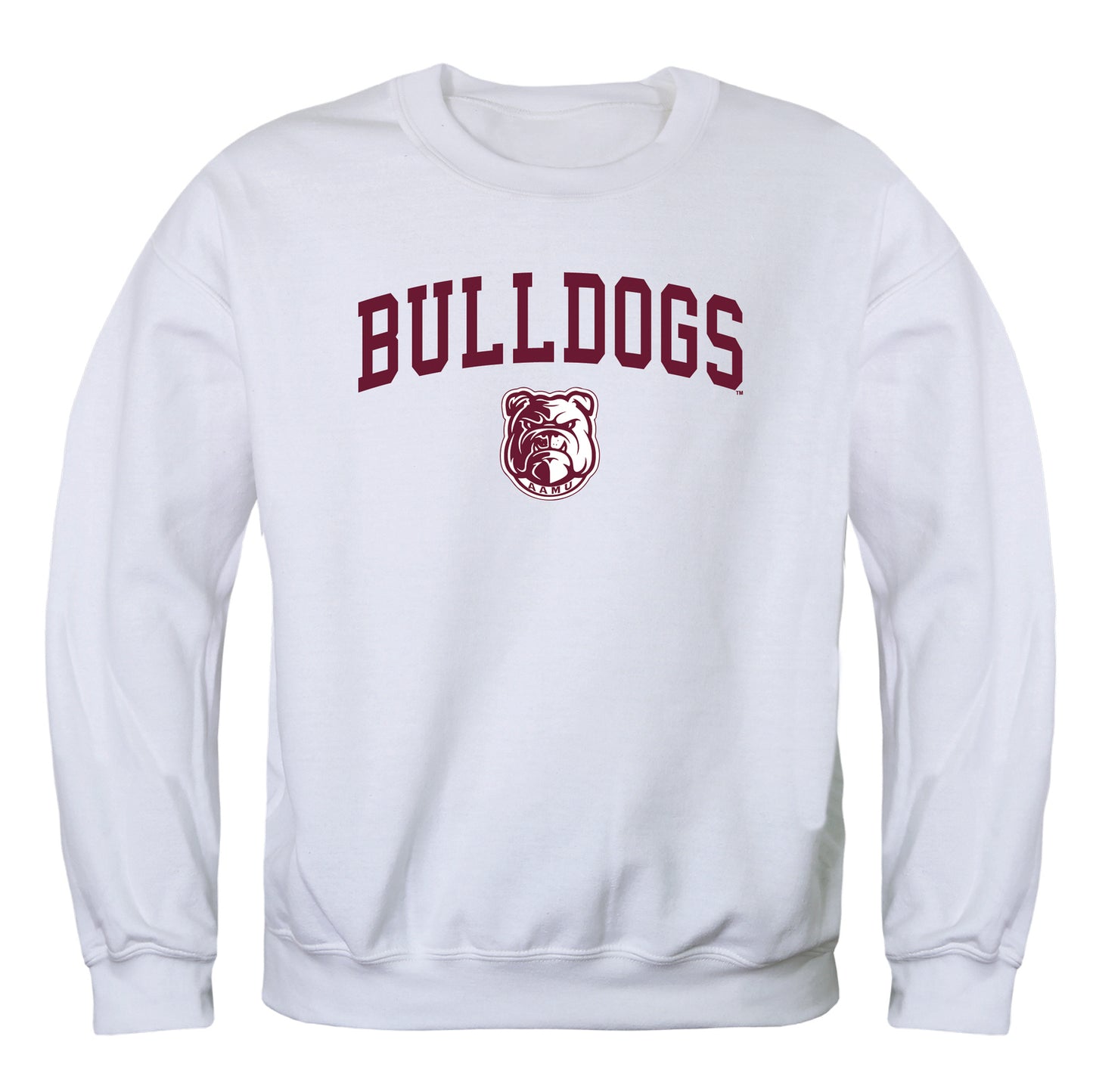 AAMU Alabama A&M University Bulldogs Campus Crewneck Pullover Sweatshirt Sweate