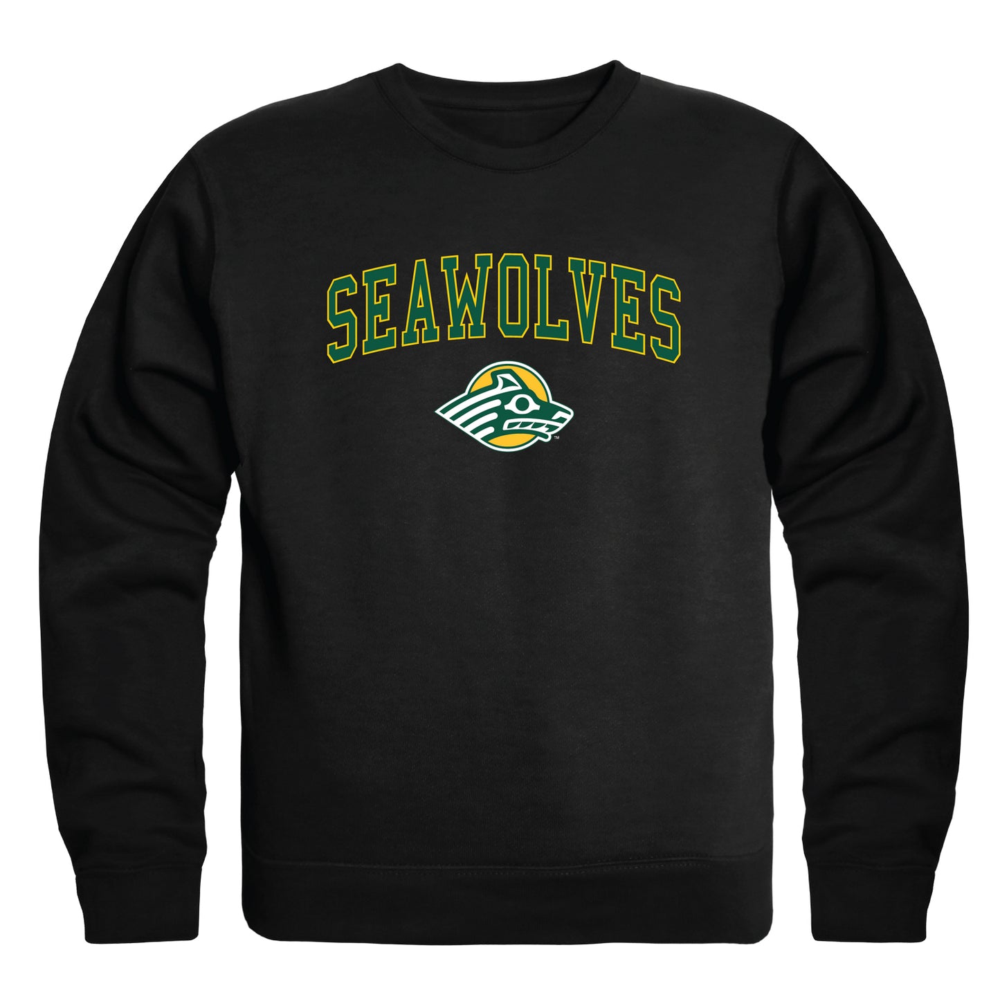 University of Alaska Anchorage Seawolves Campus Crewneck Pullover Sweatshirt Sweate