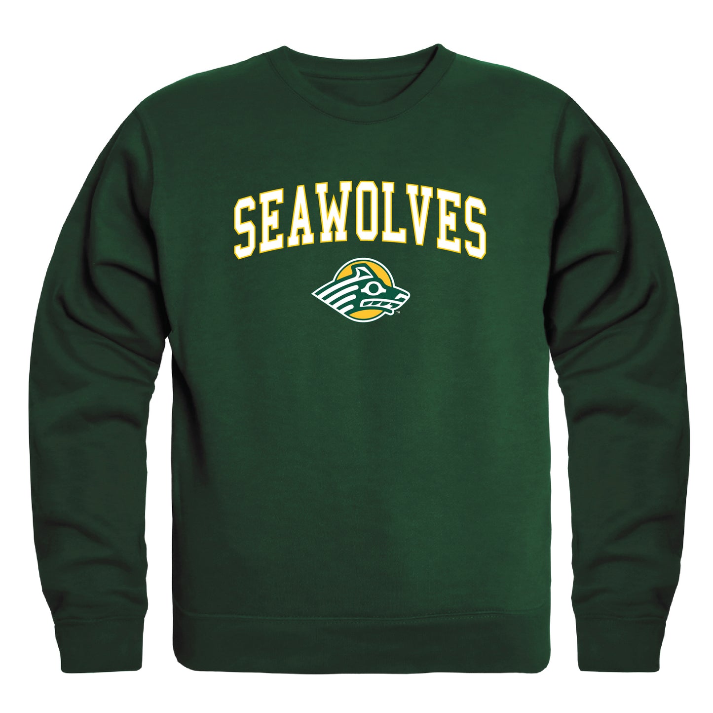 University of Alaska Anchorage Seawolves Campus Crewneck Pullover Sweatshirt Sweate