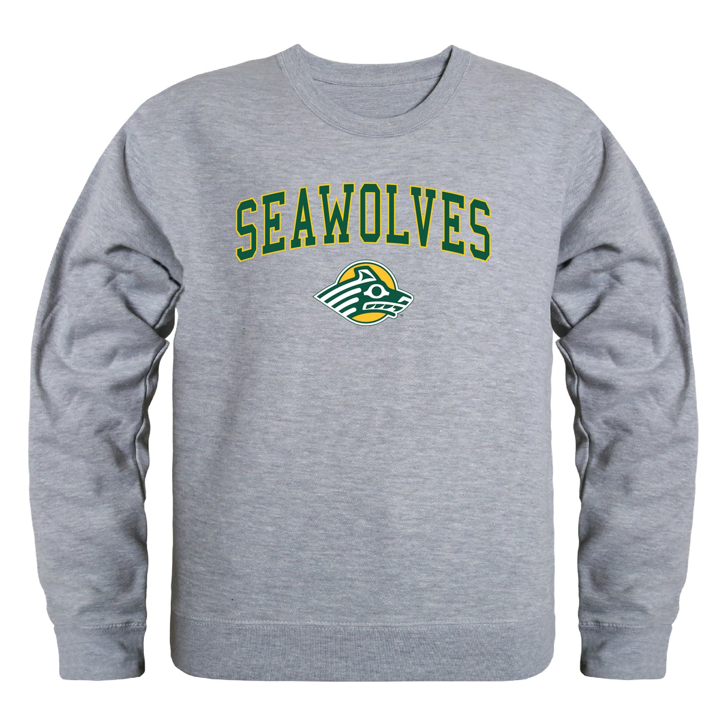 University of Alaska Anchorage Seawolves Campus Crewneck Pullover Sweatshirt Sweate