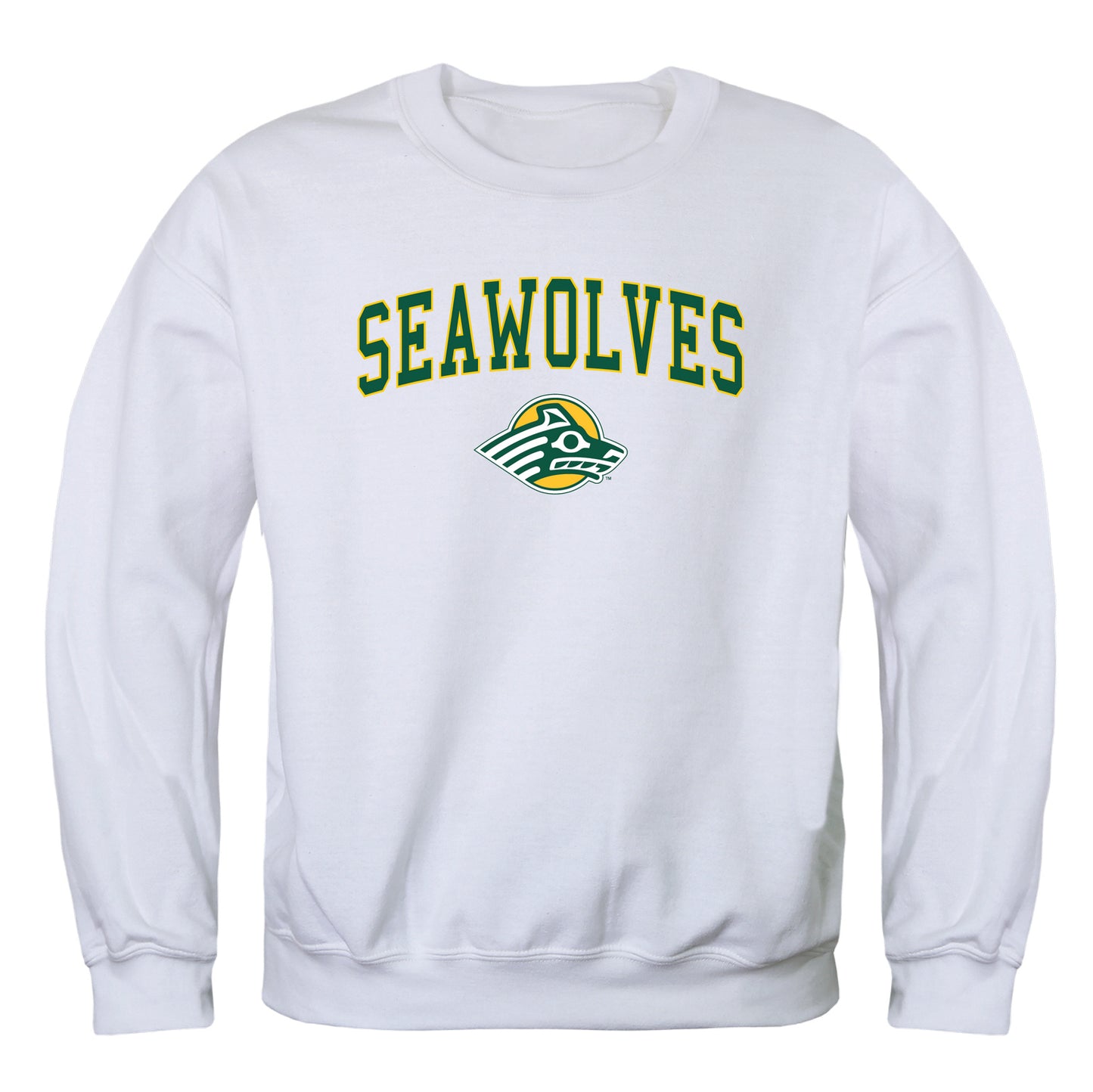 University of Alaska Anchorage Seawolves Campus Crewneck Pullover Sweatshirt Sweate