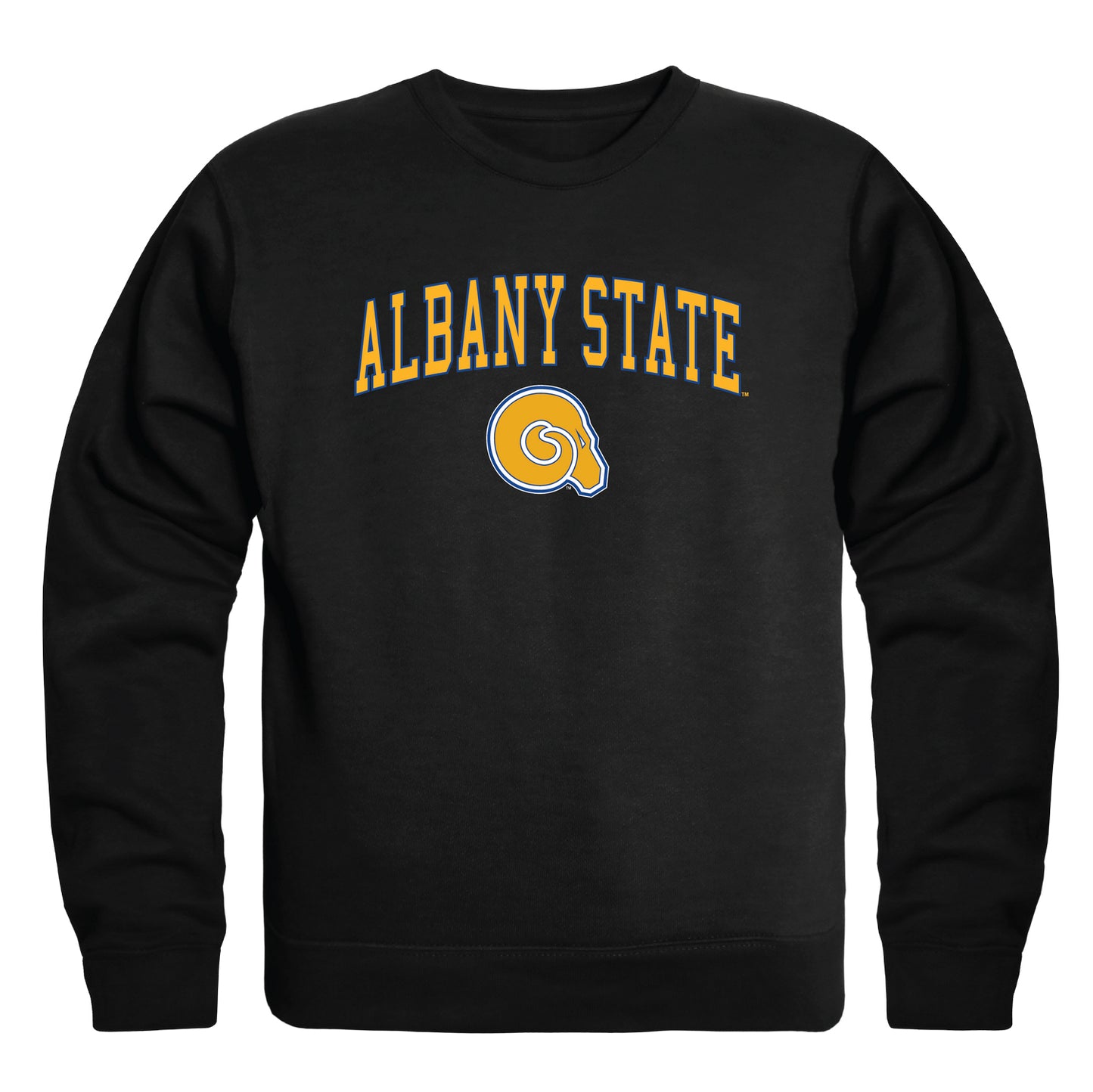 Albany State University Golden Rams Campus Crewneck Pullover Sweatshirt Sweate