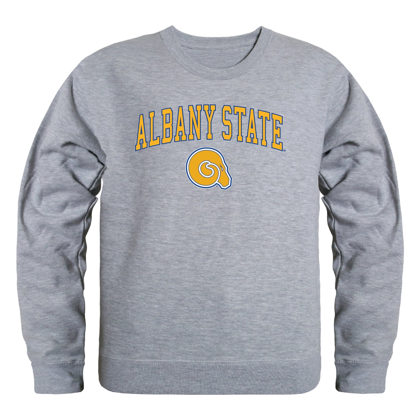 Albany State University Golden Rams Campus Crewneck Pullover Sweatshirt Sweate