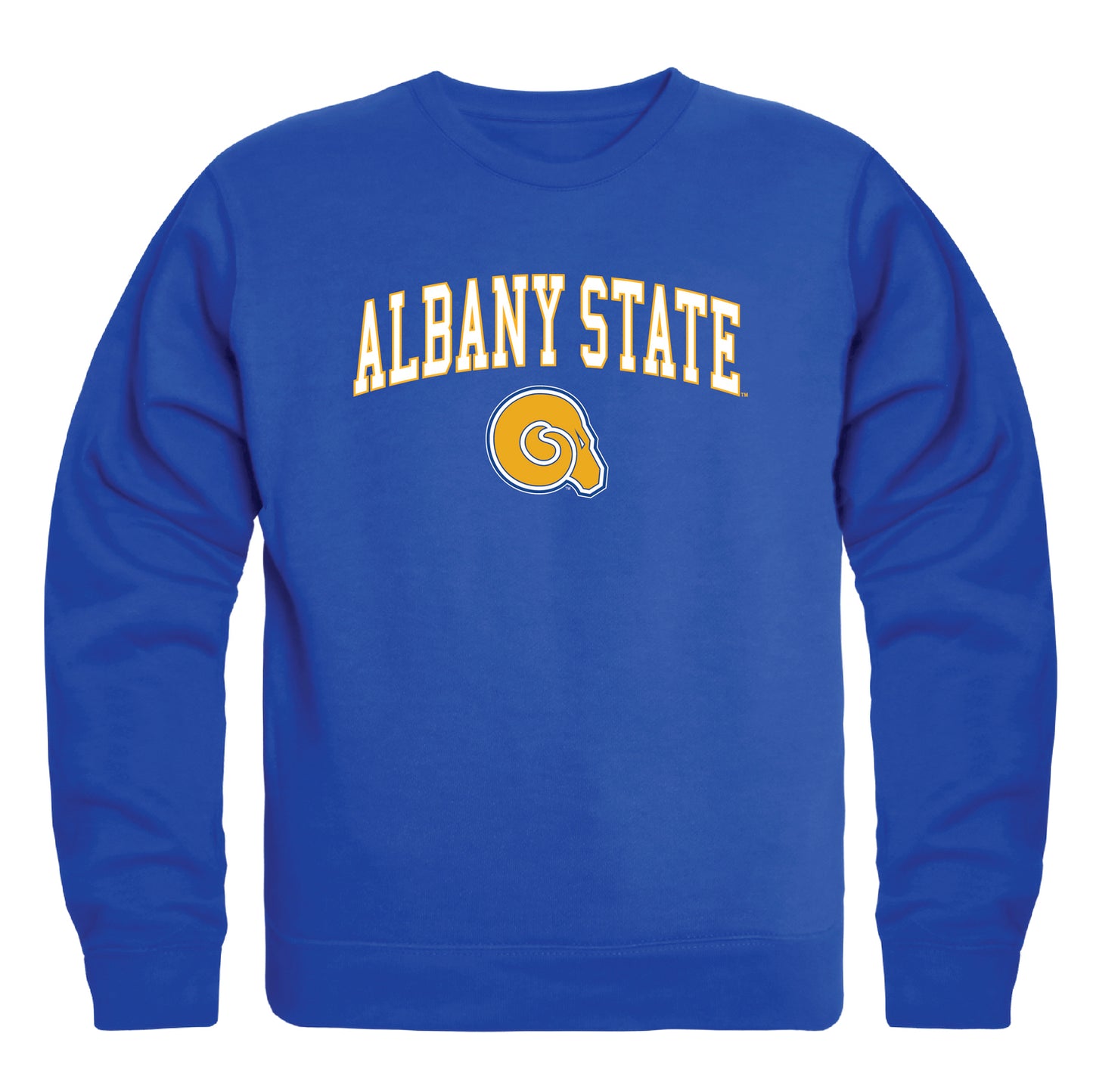 Albany State University Golden Rams Campus Crewneck Pullover Sweatshirt Sweate