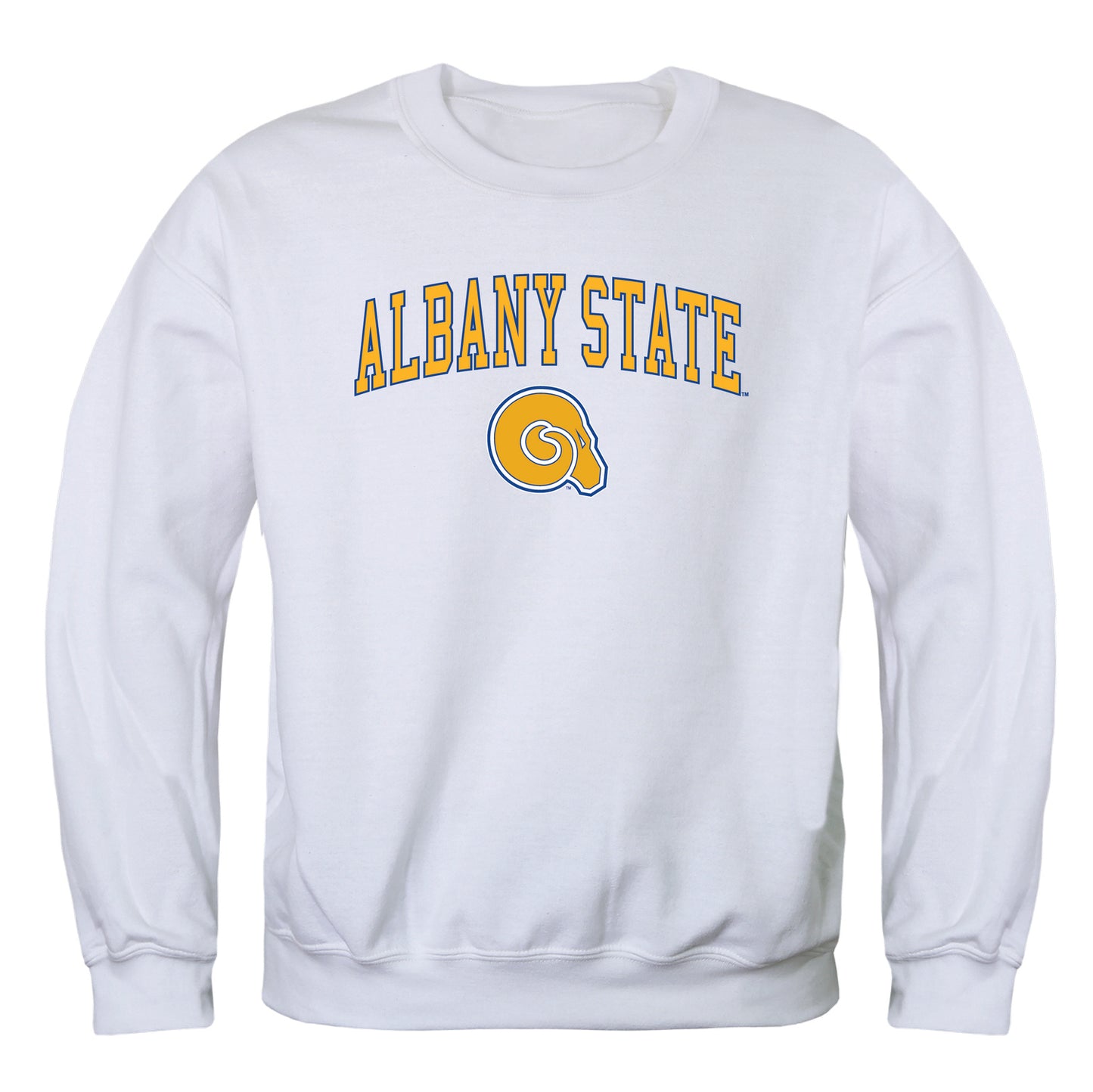 Albany State University Golden Rams Campus Crewneck Pullover Sweatshirt Sweate