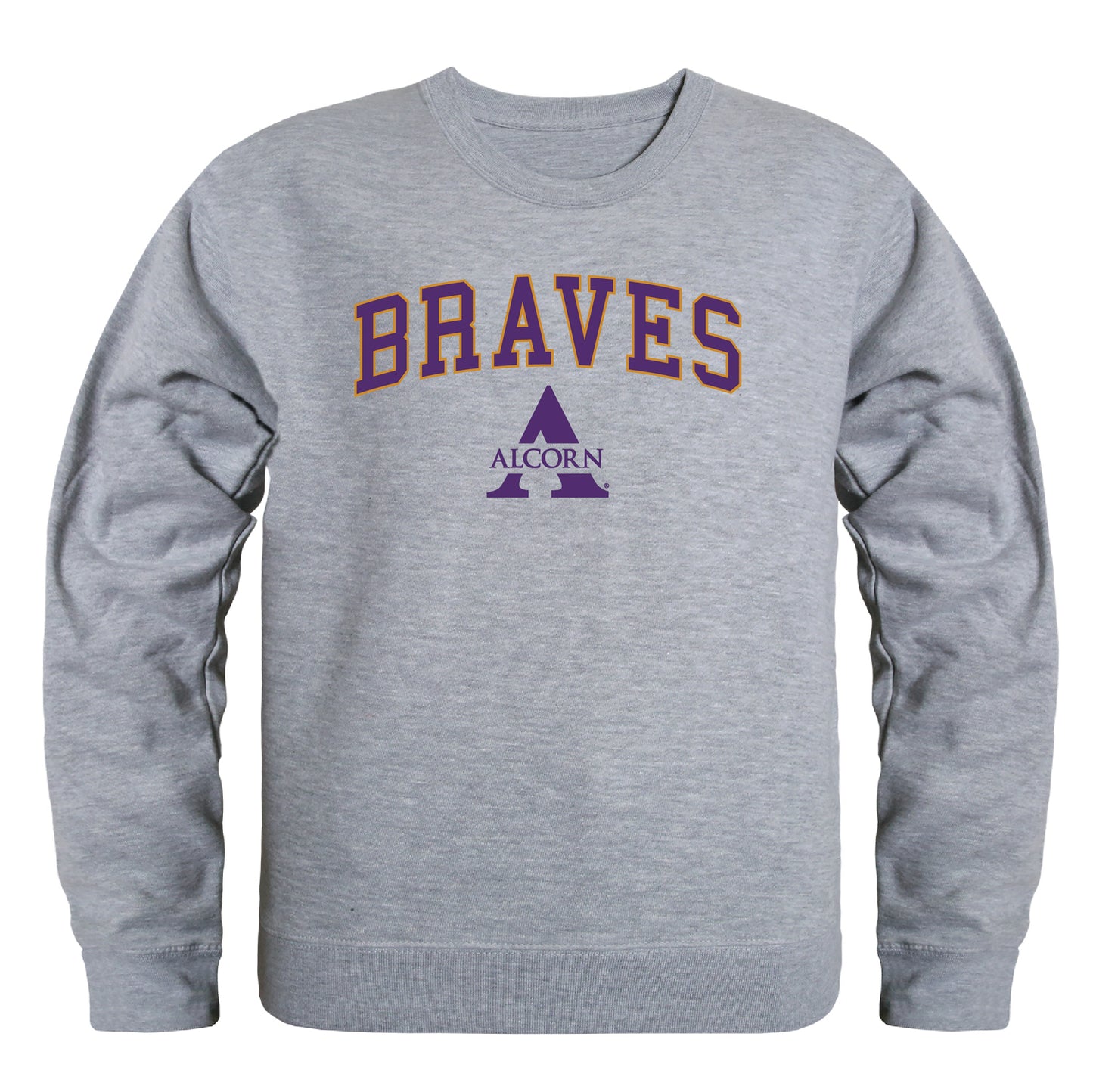 Alcorn State University Braves Campus Crewneck Pullover Sweatshirt Sweate