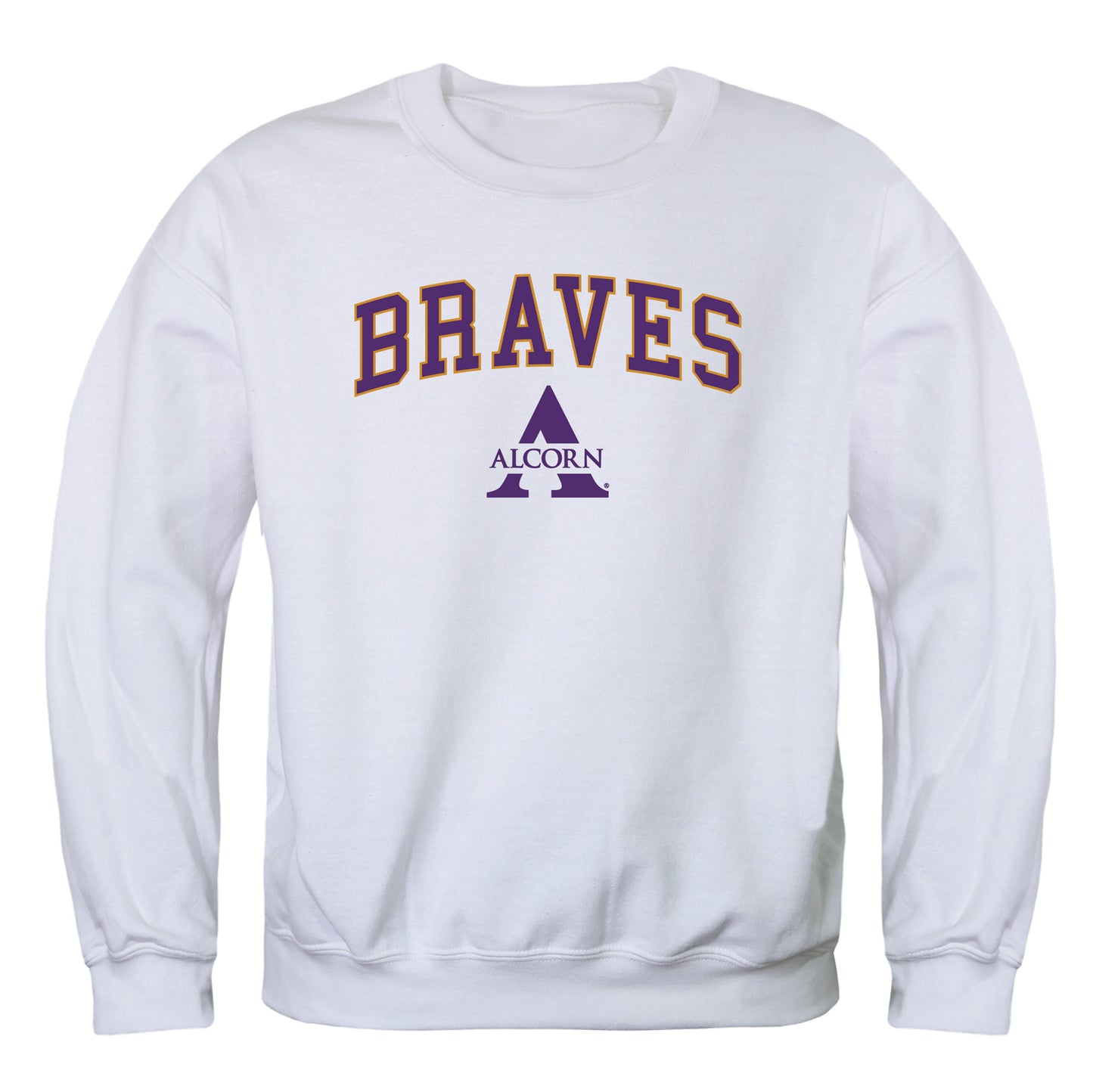 Alcorn State University Braves Campus Crewneck Pullover Sweatshirt Sweate