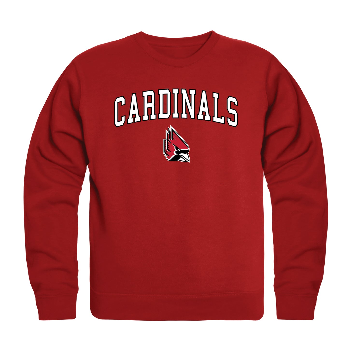 Ball State University Cardinals Campus Crewneck Pullover Sweatshirt Sweate