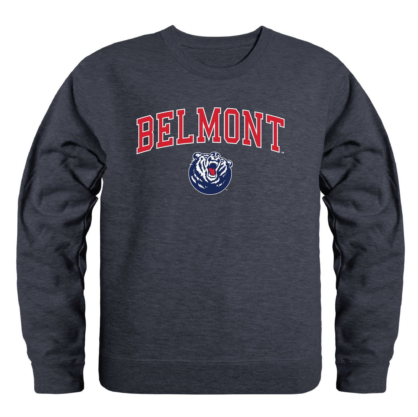 Belmont State University Bruins Campus Crewneck Pullover Sweatshirt Sweate