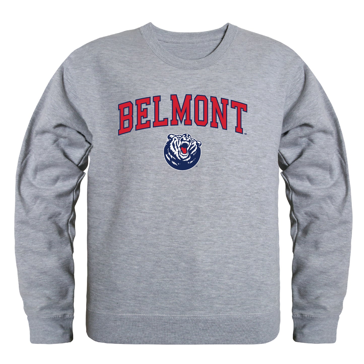 Belmont State University Bruins Campus Crewneck Pullover Sweatshirt Sweate