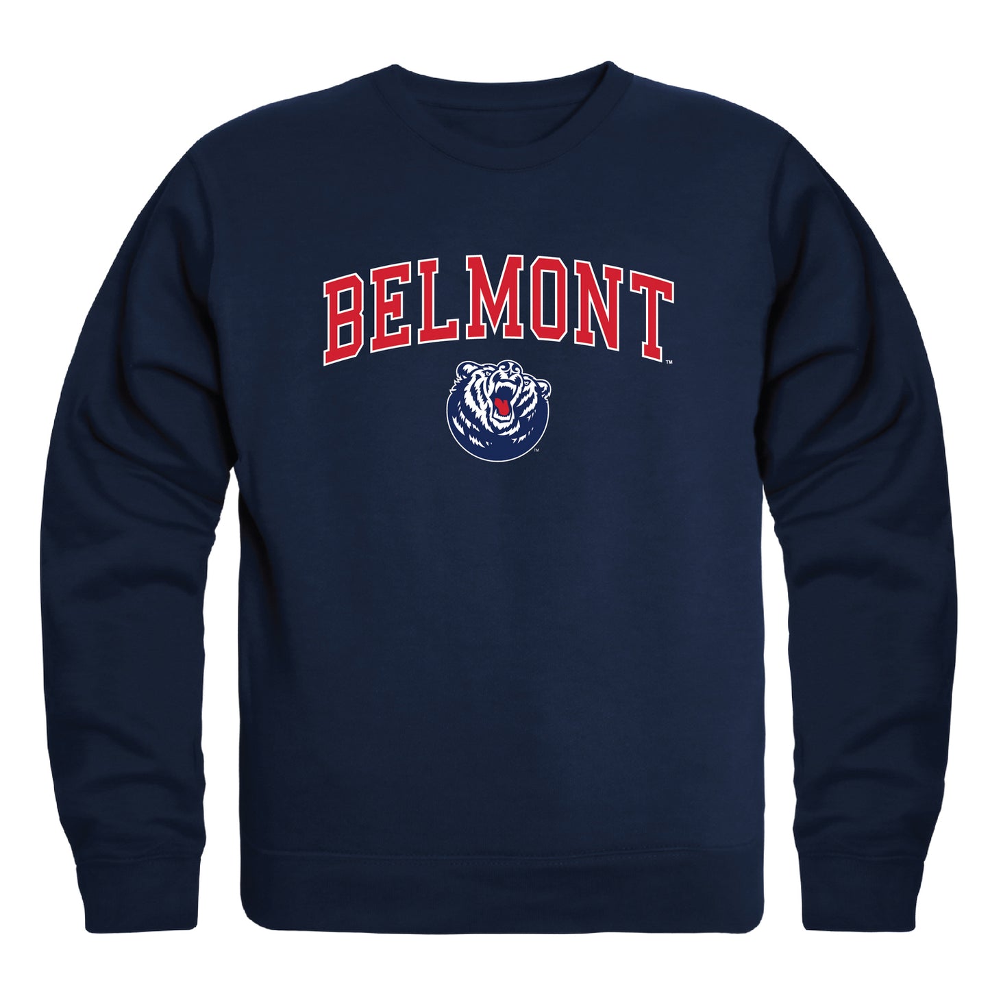 Belmont State University Bruins Campus Crewneck Pullover Sweatshirt Sweate