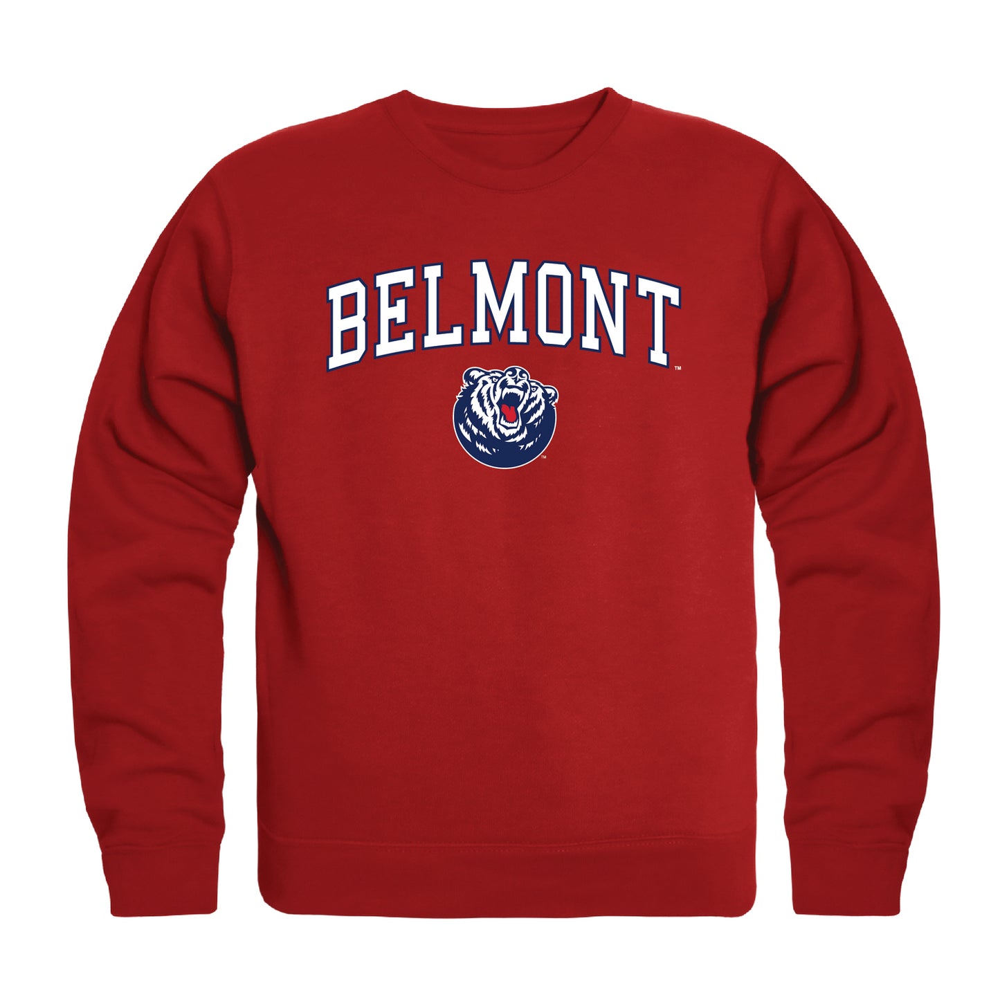 Belmont State University Bruins Campus Crewneck Pullover Sweatshirt Sweate