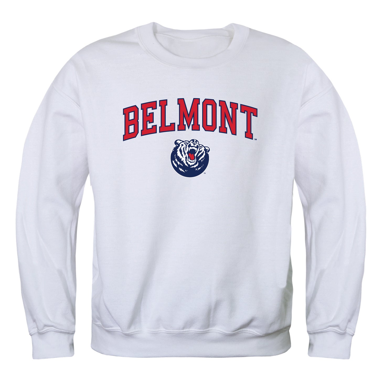 Belmont State University Bruins Campus Crewneck Pullover Sweatshirt Sweate