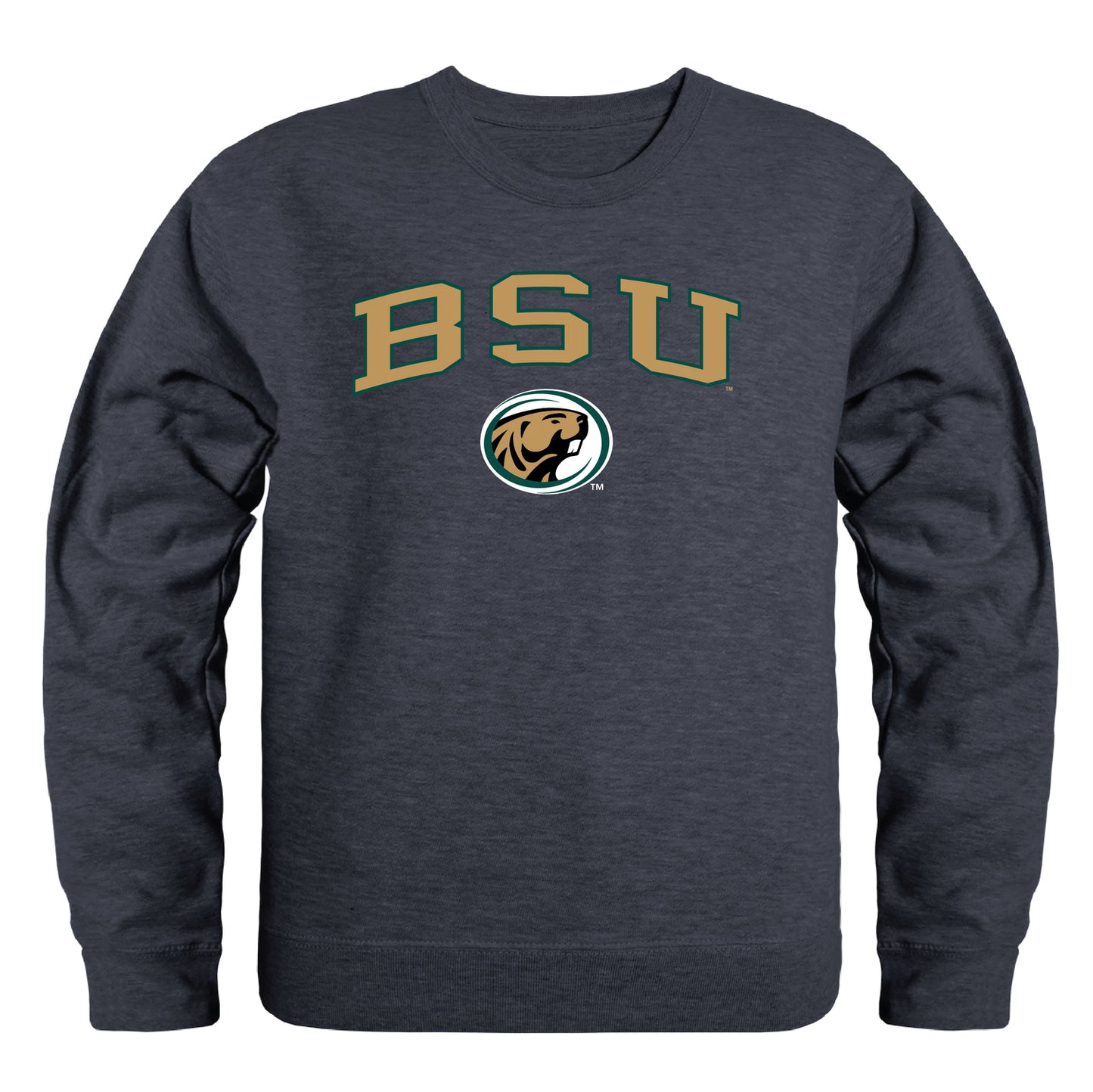 Bemidji State University Beavers Campus Crewneck Pullover Sweatshirt Sweate