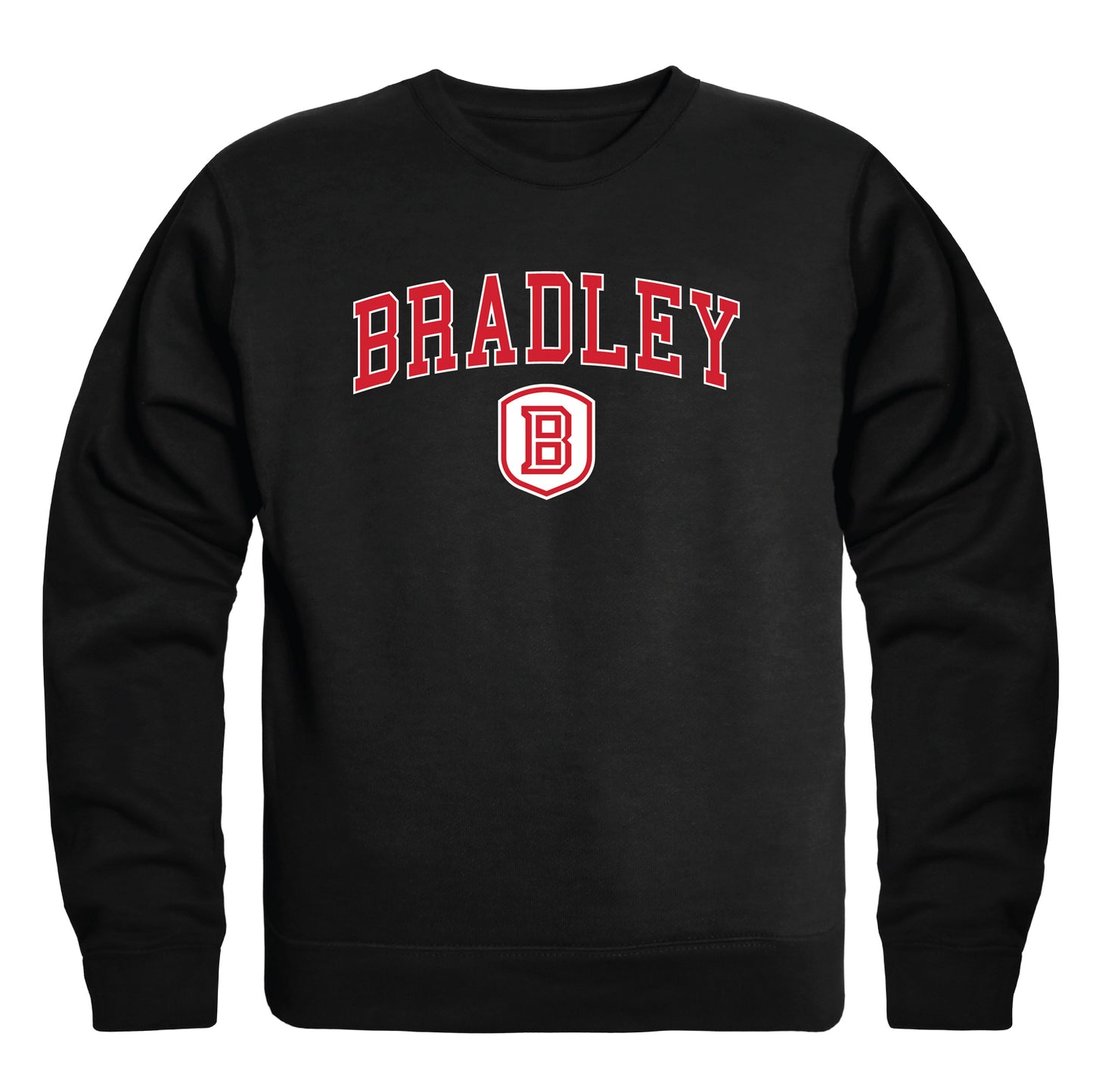 Bradley University Braves Campus Crewneck Pullover Sweatshirt Sweate