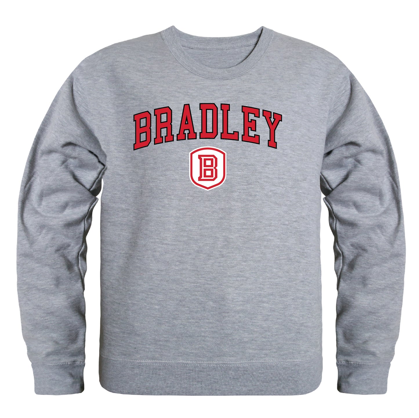 Bradley University Braves Campus Crewneck Pullover Sweatshirt Sweate