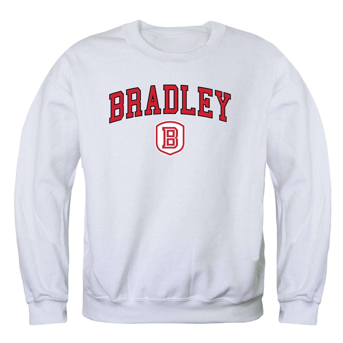 Bradley University Braves Campus Crewneck Pullover Sweatshirt Sweate