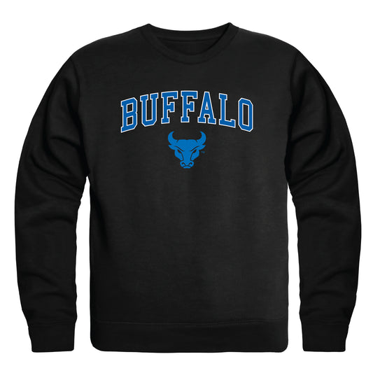 University at Buffalo Bulls Campus Crewneck Pullover Sweatshirt Sweate