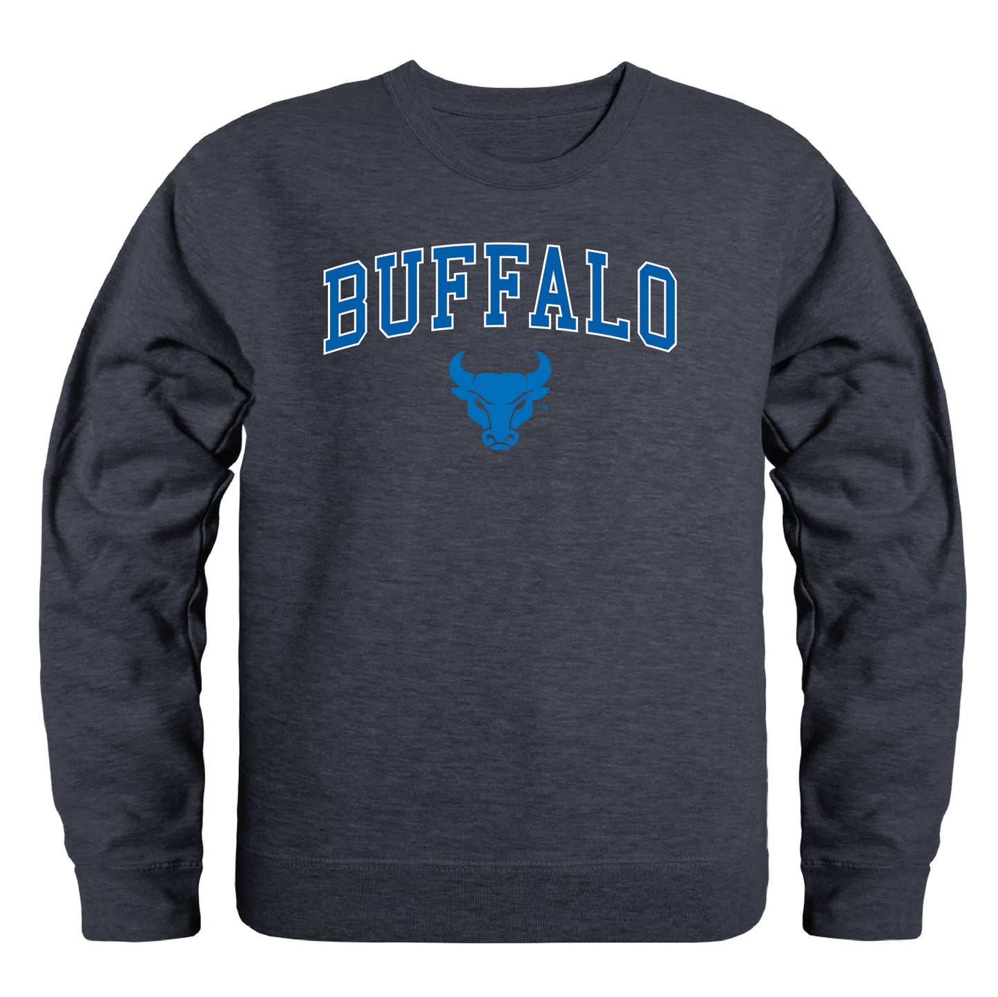 University at Buffalo Bulls Campus Crewneck Pullover Sweatshirt Sweate