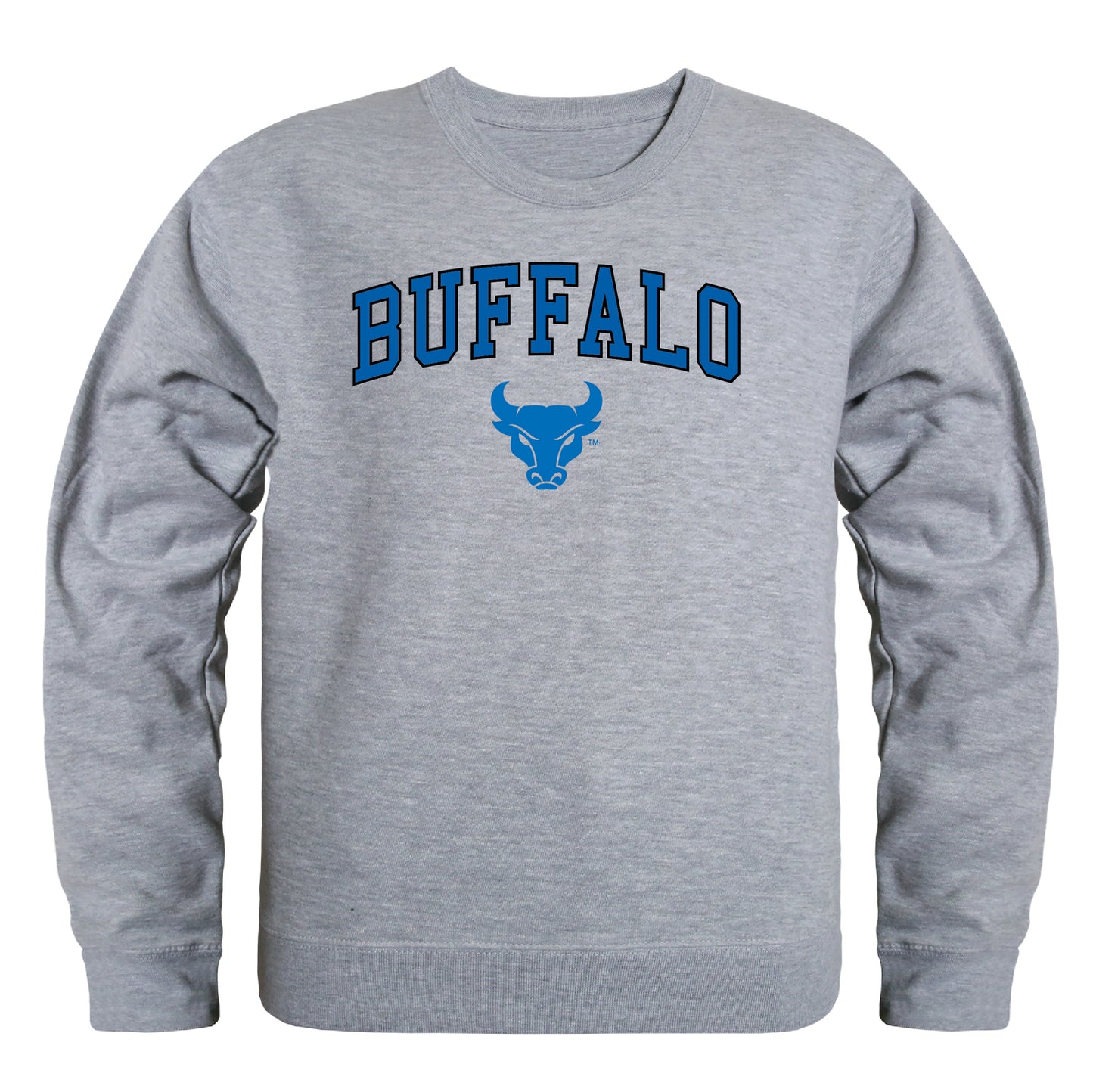 University at Buffalo Bulls Campus Crewneck Pullover Sweatshirt Sweate