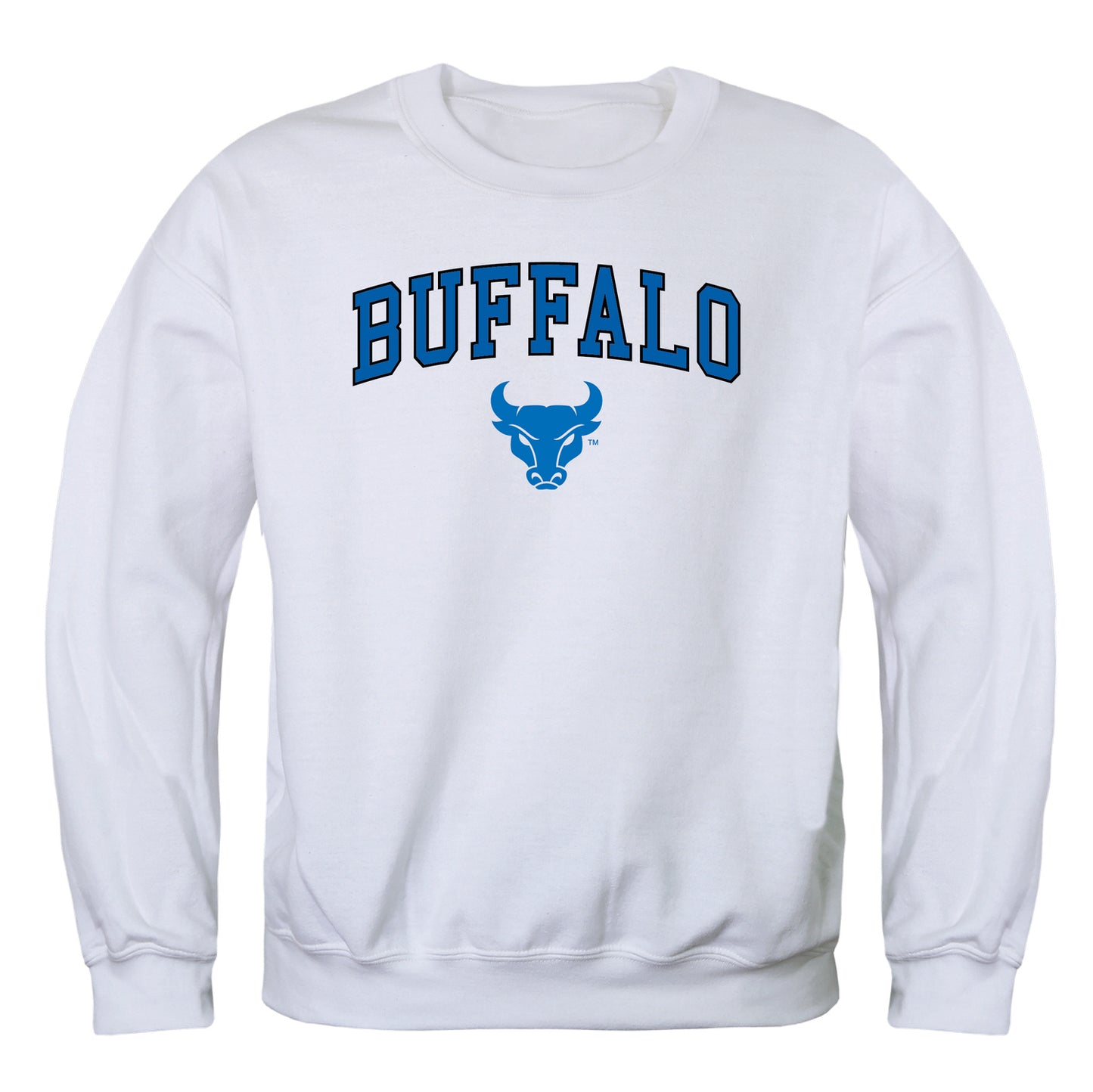 University at Buffalo Bulls Campus Crewneck Pullover Sweatshirt Sweate