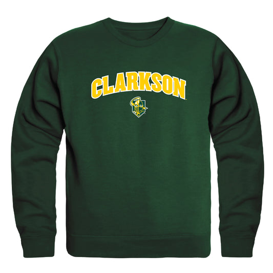 Clarkson University Golden Knights Campus Crewneck Pullover Sweatshirt Sweate