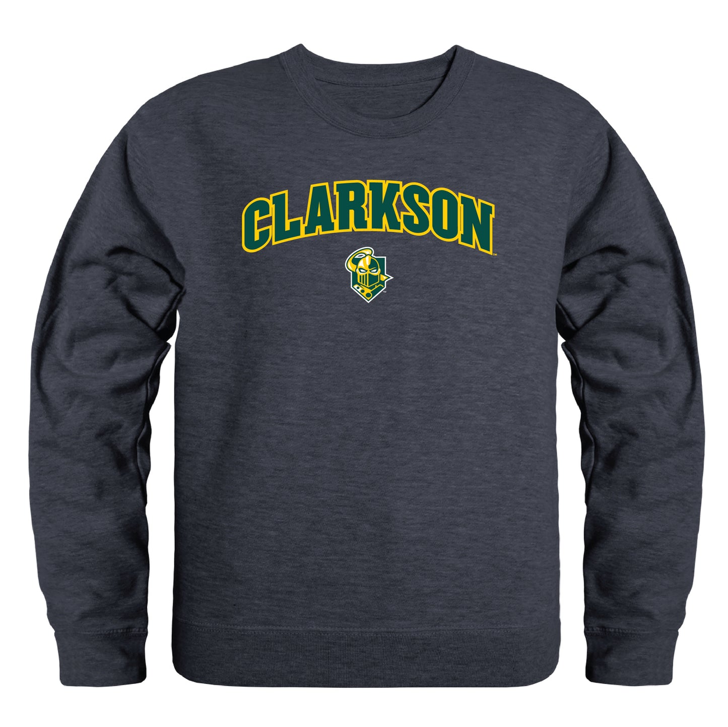 Clarkson University Golden Knights Campus Crewneck Pullover Sweatshirt Sweate