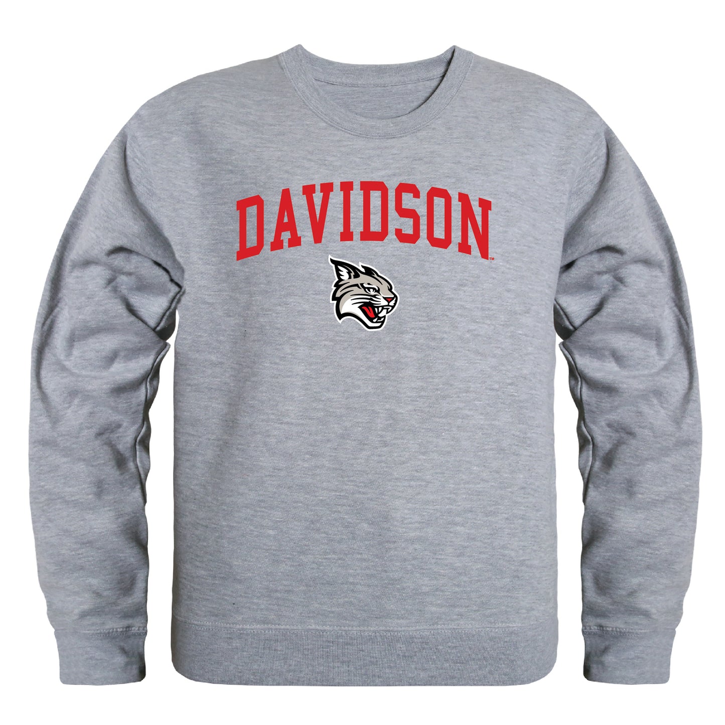 Davidson College Wildcats Campus Crewneck Pullover Sweatshirt Sweate