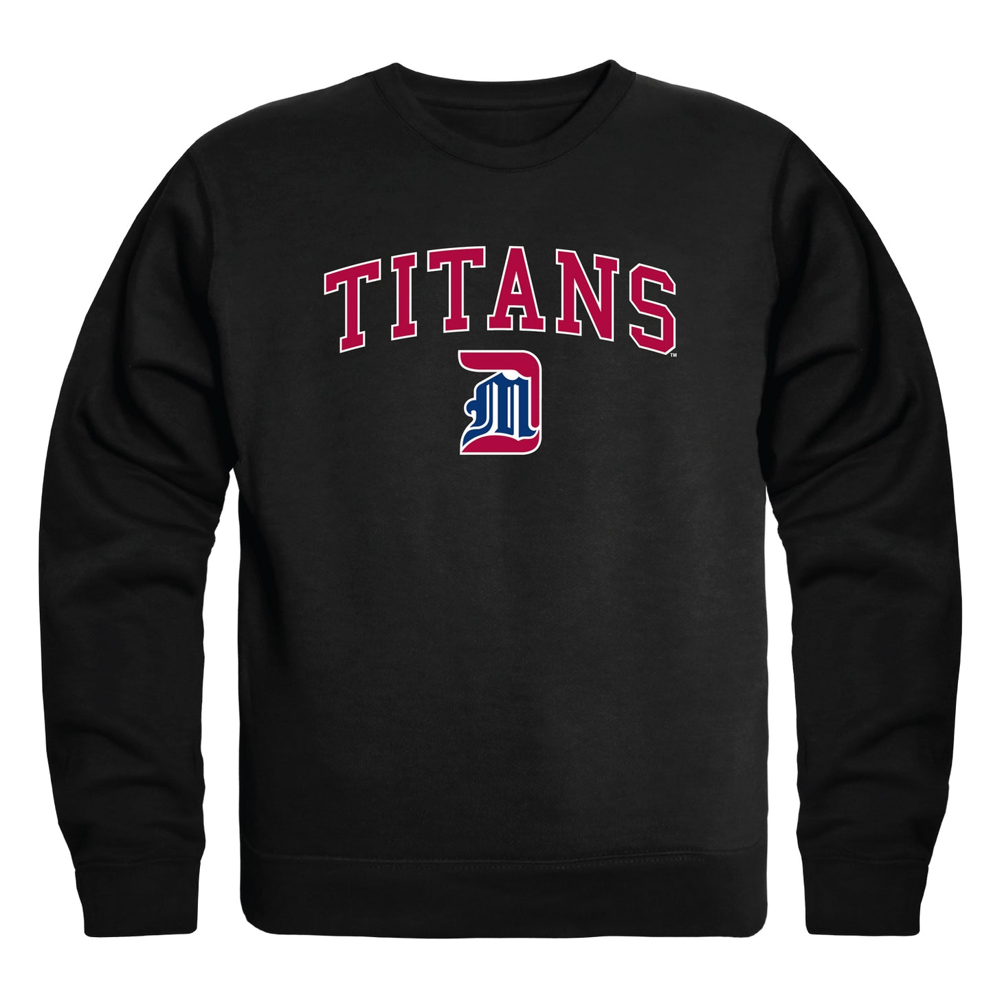 University of Detroit Mercy Titans Campus Crewneck Pullover Sweatshirt Sweate