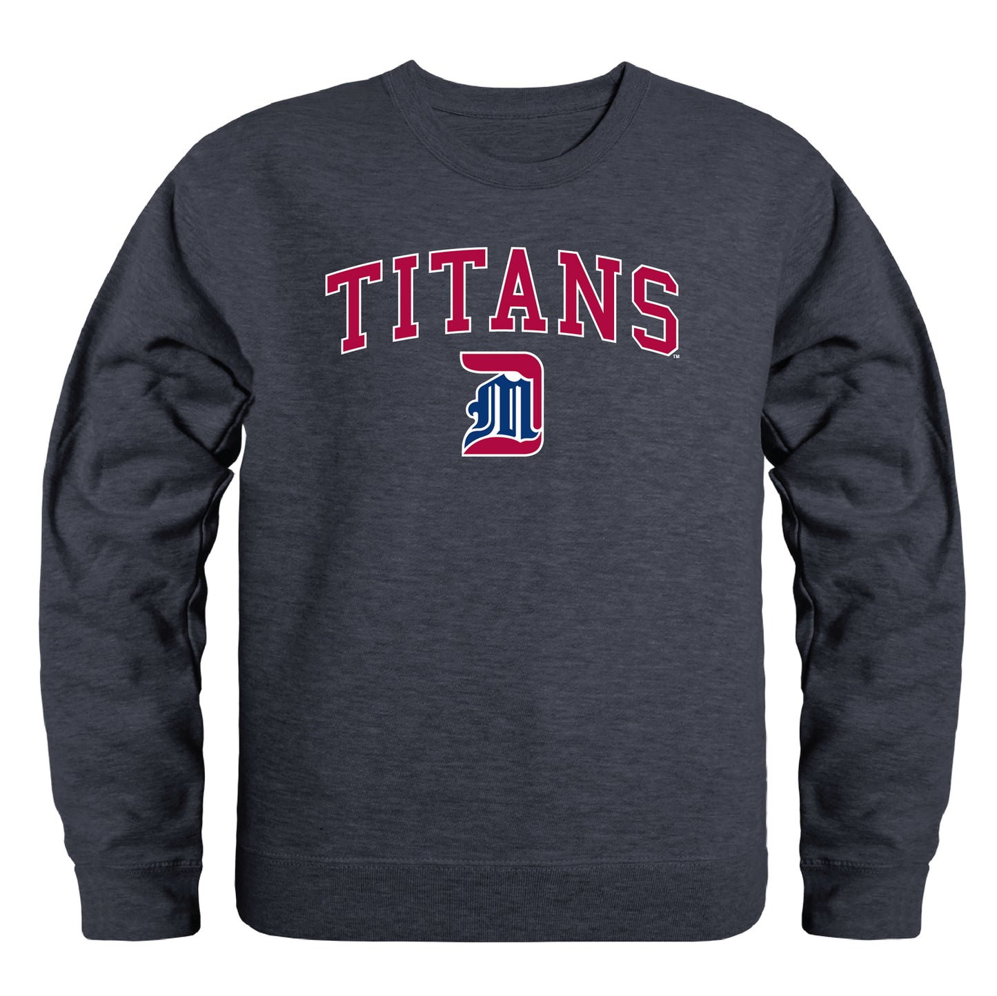 University of Detroit Mercy Titans Campus Crewneck Pullover Sweatshirt Sweate