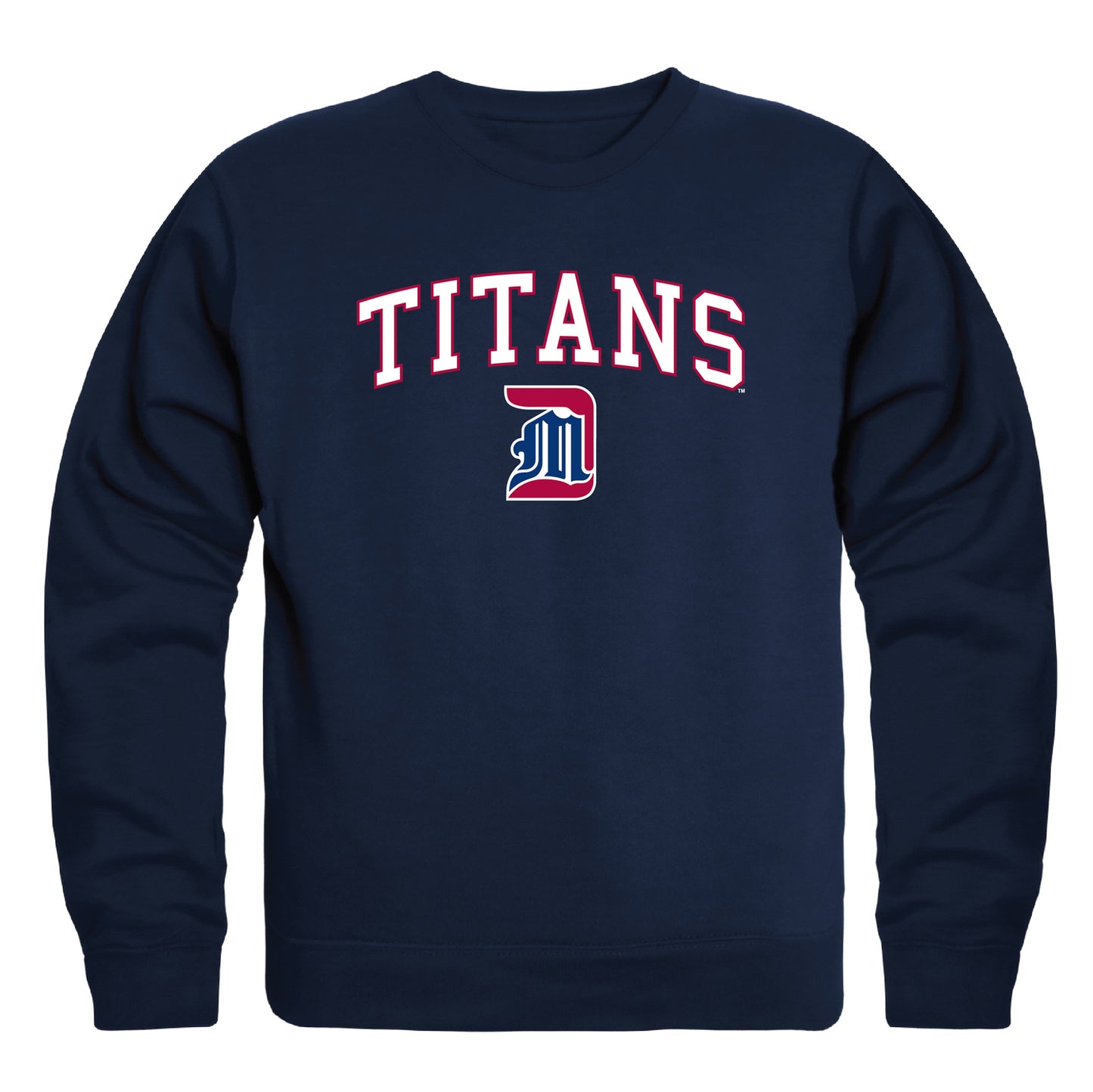 University of Detroit Mercy Titans Campus Crewneck Pullover Sweatshirt Sweate