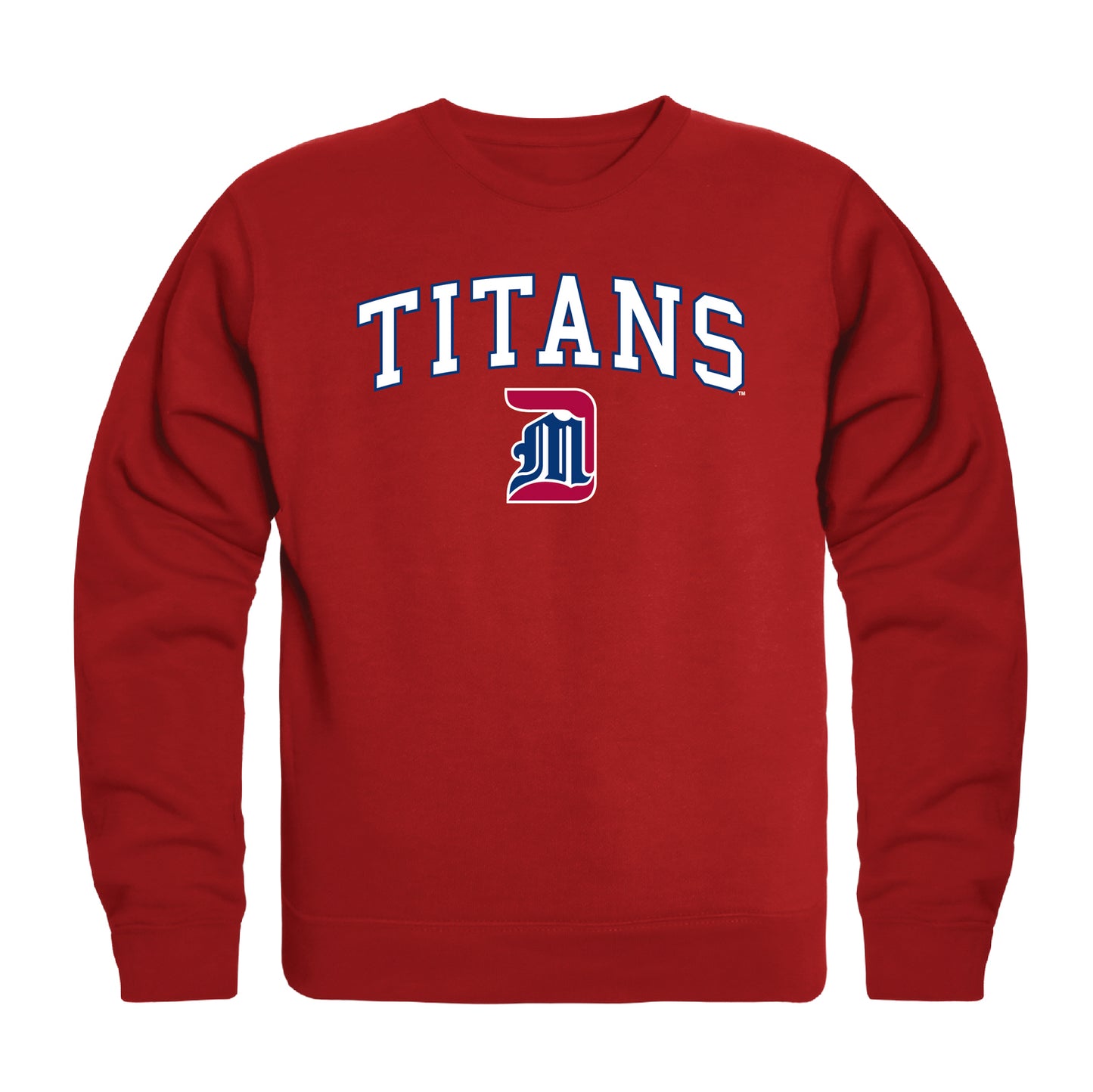 University of Detroit Mercy Titans Campus Crewneck Pullover Sweatshirt Sweate